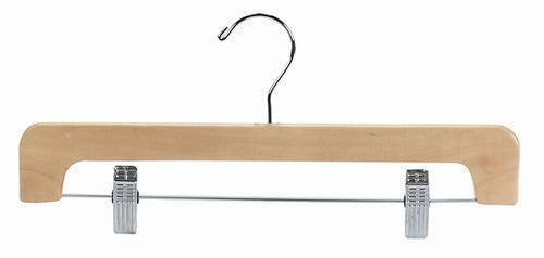 Eco-Friendly Wooden Clothes Hanger for Pants & Skirts - Decorative & Space-Saving - Perfect for Closet Organization & Wardrobe Display