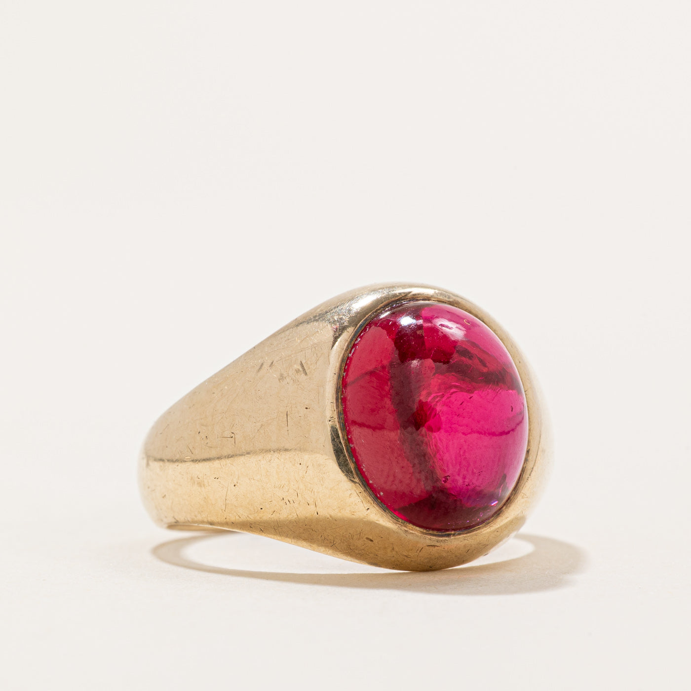 7.50ct Solitaire Synthetic Ruby Ring for Women - Size 8 | Elegant Engagement, Anniversary & Gift Jewelry for Special Occasions