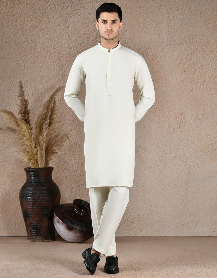 Blended Ivory Unstitched Suit by J. Junaid Jamshed | Premium Pakistani Formal Wear for Weddings & Special Occasions