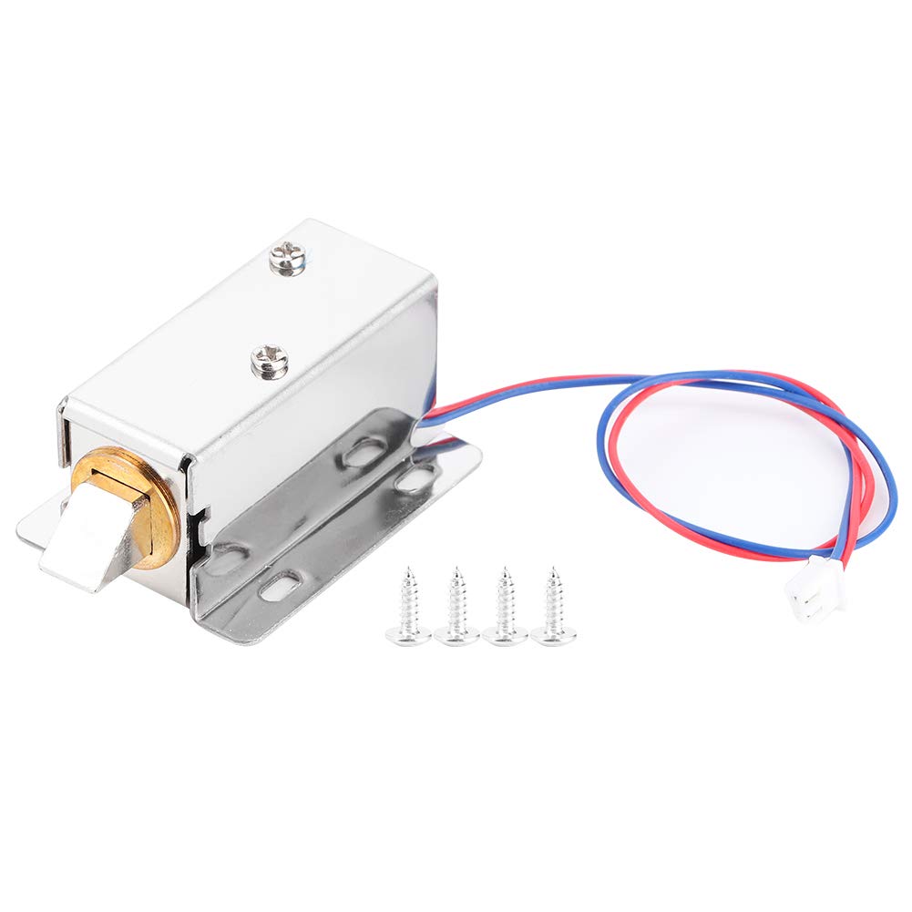 12V Mini Electromagnetic Lock - Secure Cabinet & Drawer Electric Control Lock for Home, Office & Storage Safety