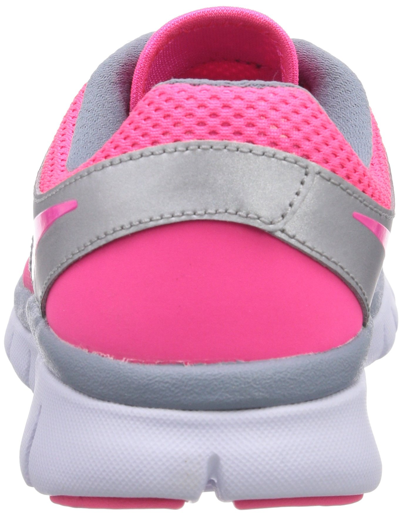 Nike Kids Flex 2014 RN (GS) Running Shoes - Hyper Pink/Hot Pink/Magnetic Gray/Metallic - US 4.5 Youth Size | Lightweight & Comfortable for School, Sports & Daily Activities