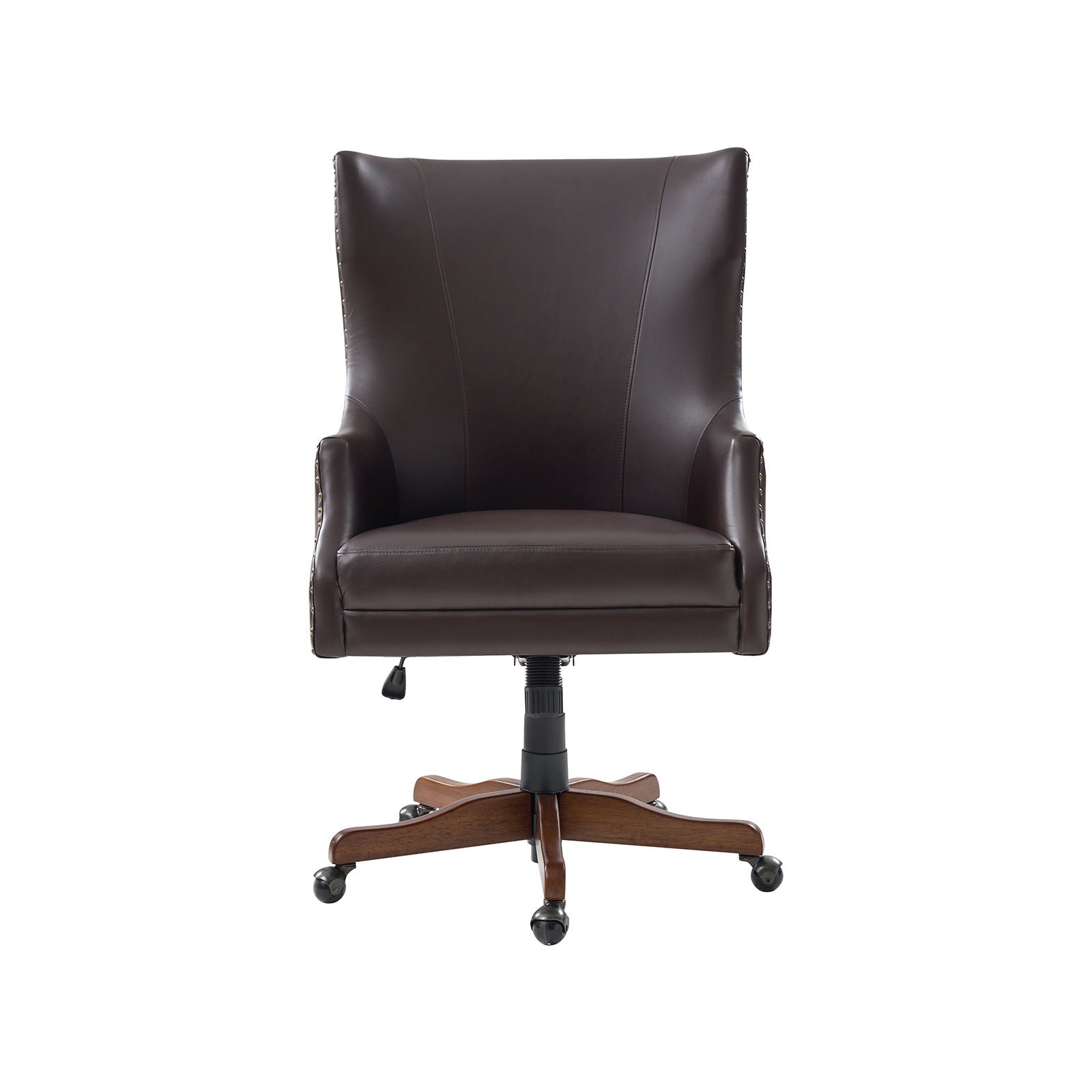 Caesar Classic Modern Office Chair with Elegant Copper Nailheads - Ergonomic Executive Desk Chair for Home & Office Workspace - Perfect for Professionals, Gamers and Remote Workers