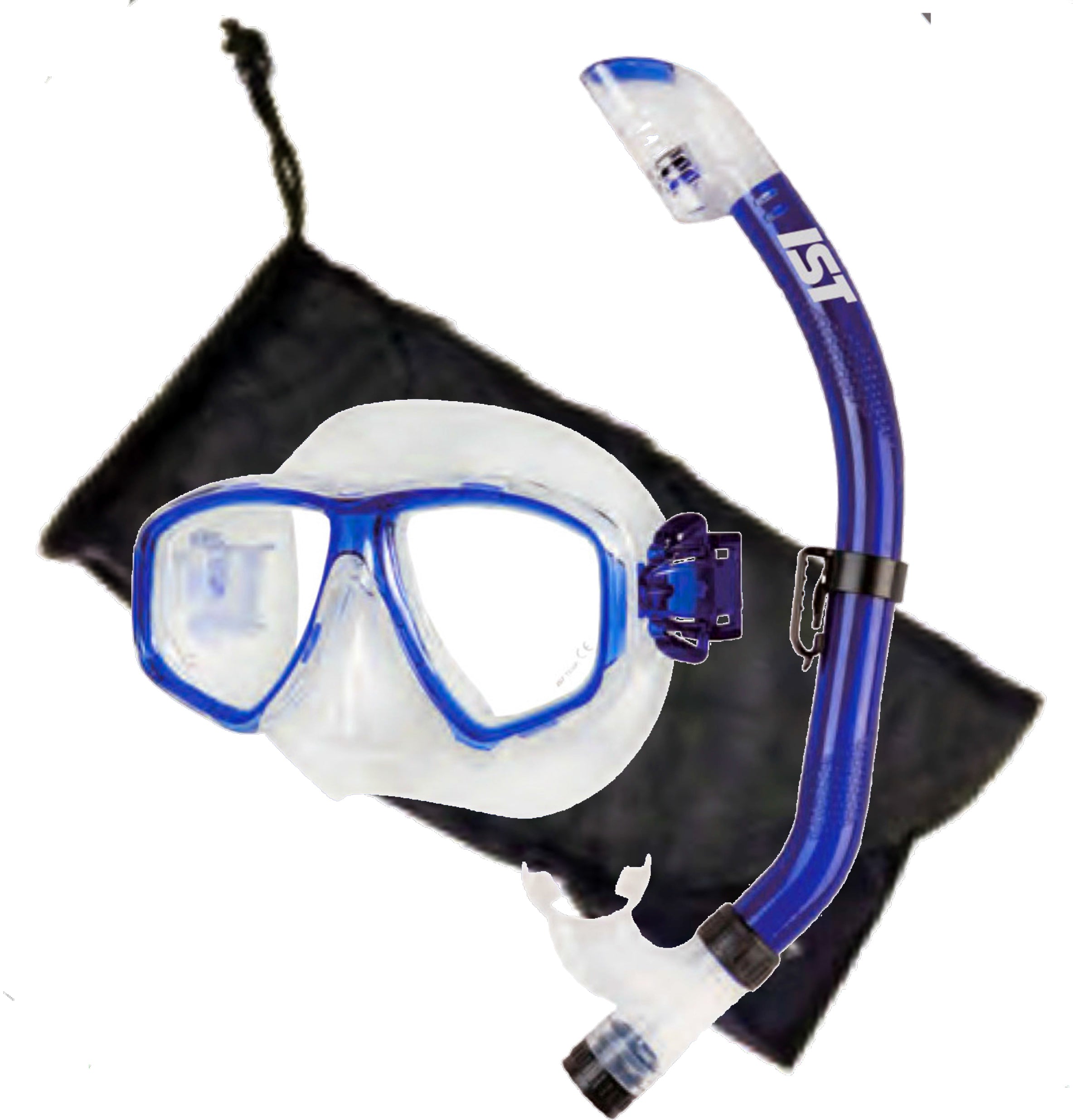 Beaver Blue Premium Snorkel & Mask Set for Adults - Anti-Fog, Leak-Proof Design for Ocean Swimming, Snorkeling & Scuba Diving Adventures