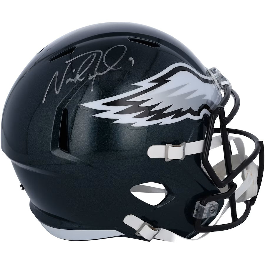 Authentic Nick Foles Signed Philadelphia Eagles Full Size Replica Speed Helmet - Limited Edition NFL Collectible for Eagles Fans & Sports Memorabilia Enthusiasts - Perfect for Display, Gifts, and Game Room Decor