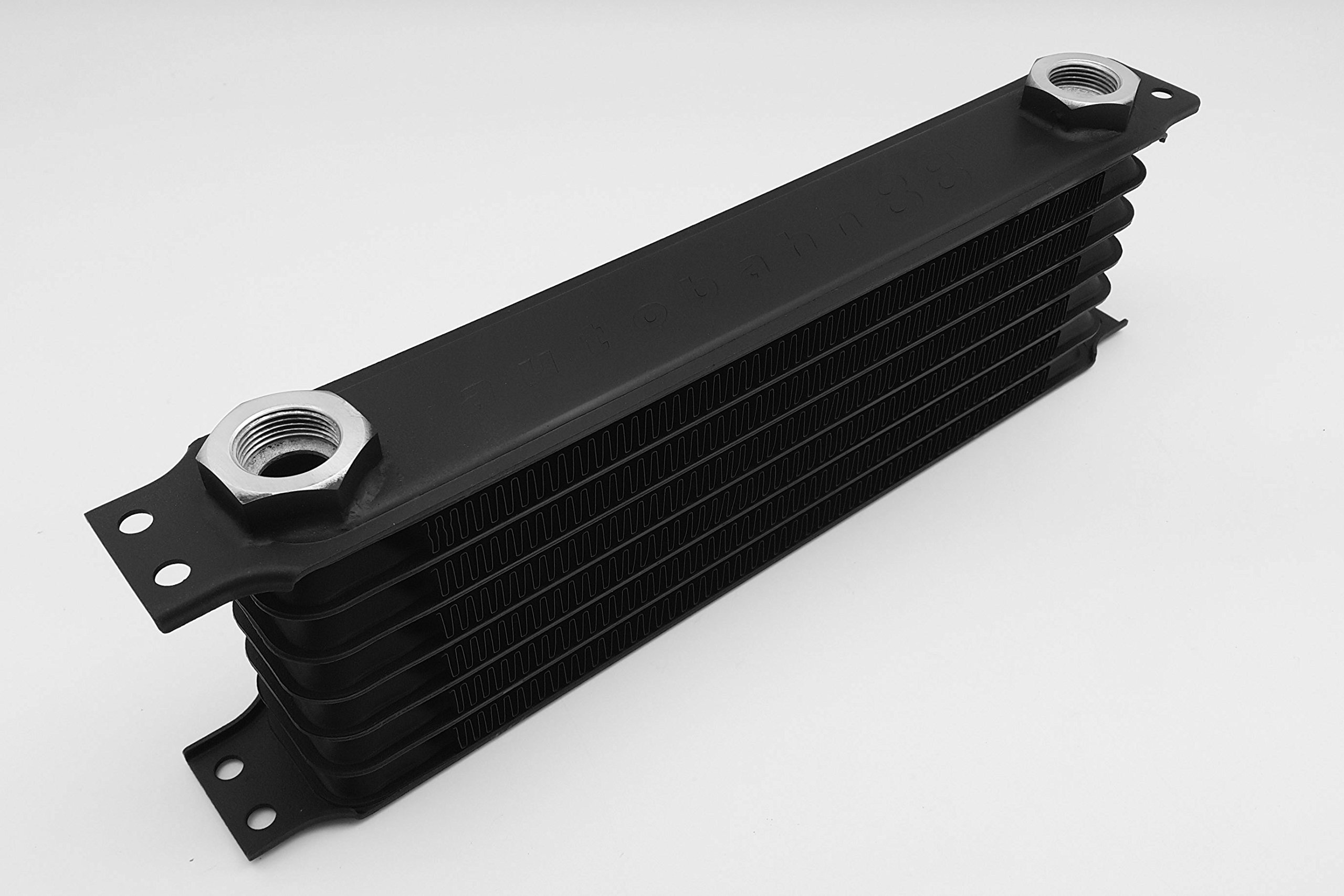 Autobahn88 Universal 7-Row Oil Cooler Combo Kit with Relocation Adapter & 10ft Braided Hose - Ideal for High-Performance & Racing Vehicles