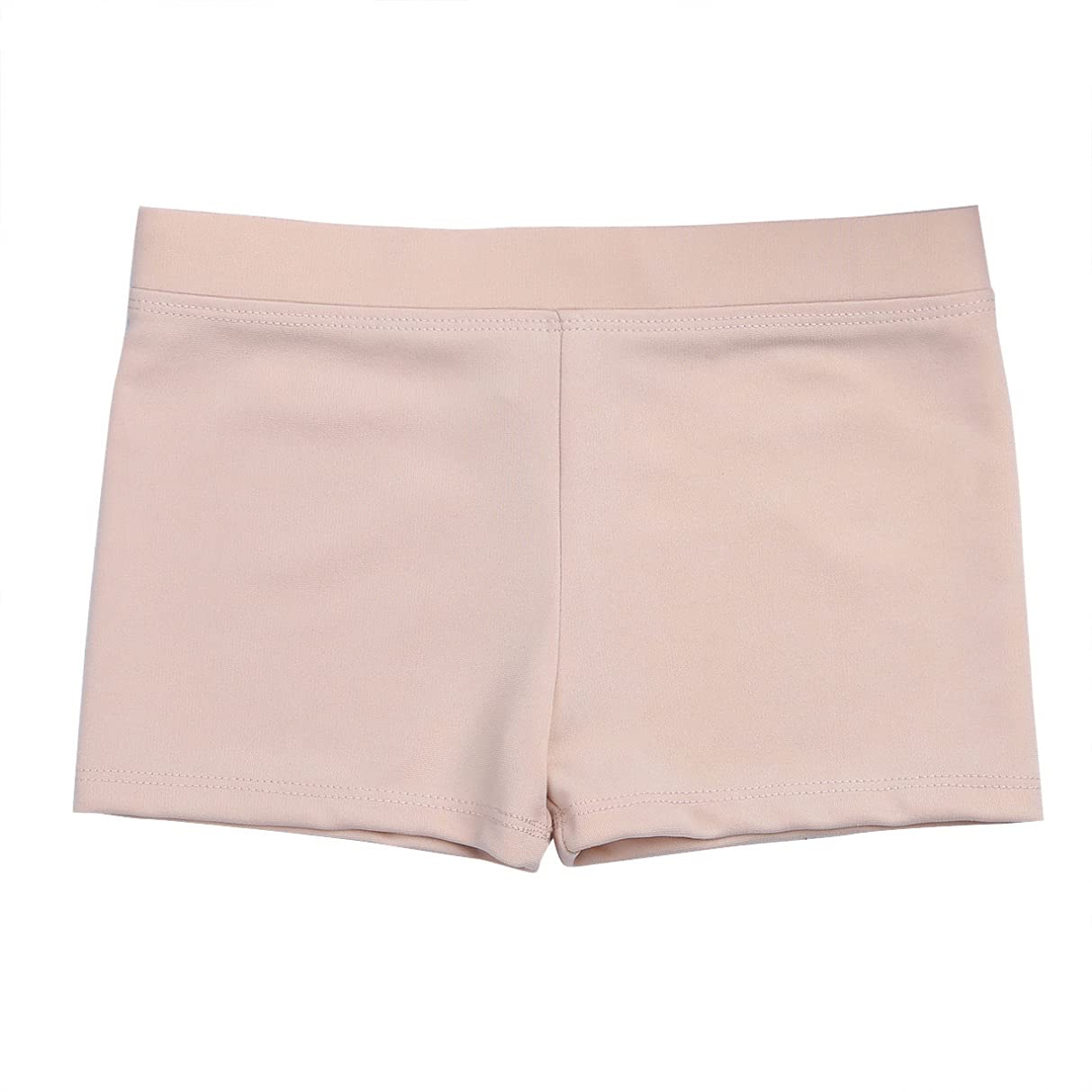 Girls High Waist Dance Shorts - Athletic Gym Yoga Workout Sports Shorts for Kids - Active Dance Bottoms Boycut Shorts - Perfect for Ballet, Jazz, Gymnastics & Casual Wear