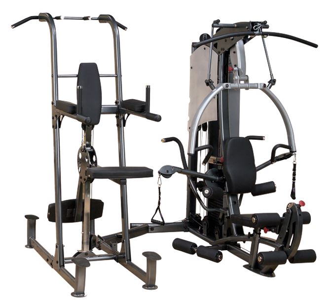 Body Solid Fusion 600 Single Stack Home Gym System - Strength Training Equipment for Full Body Workouts | Perfect for Home Gym, Small Spaces & Personal Fitness Training