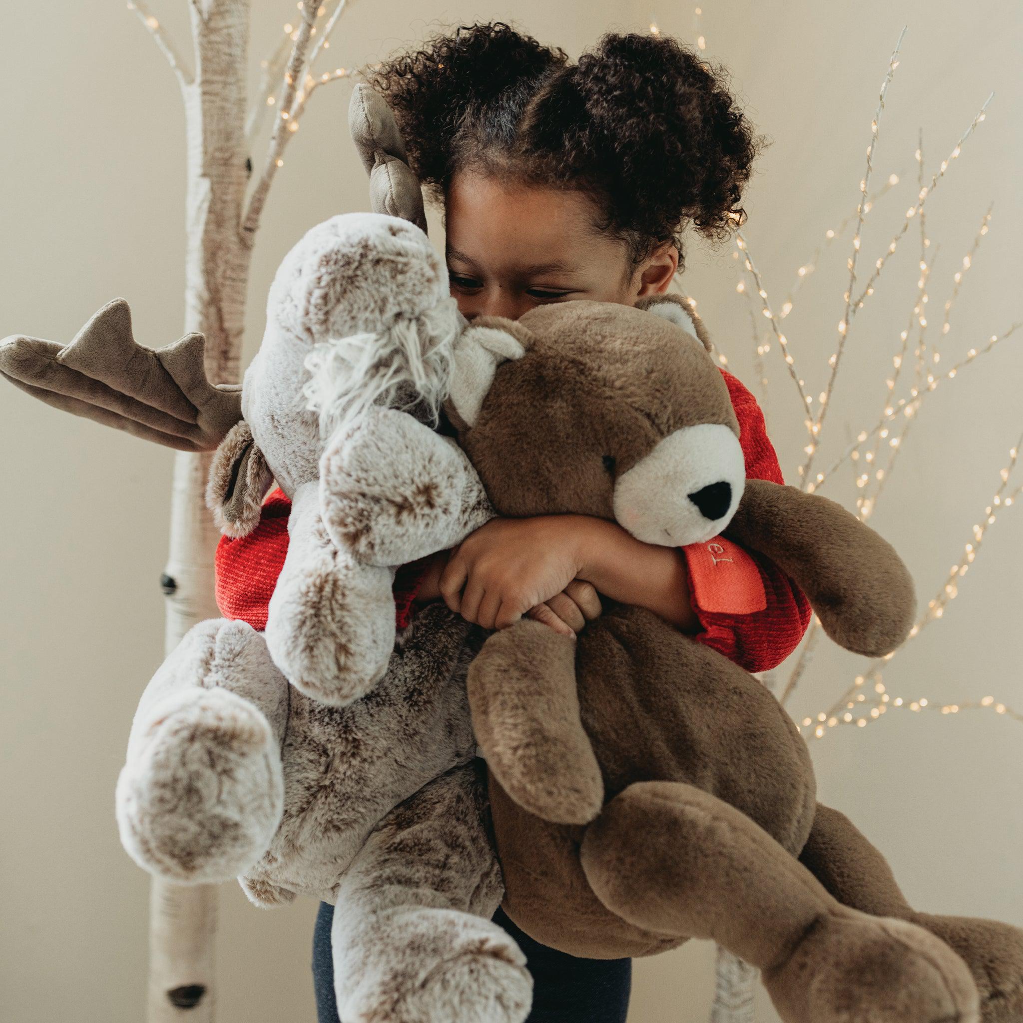 Great Big Moose Plush Stuffed Animal - Soft & Cuddly Toy for Kids, Nursery Decor, and Gift Ideas | Perfect for Bedtime, Playtime, and Themed Parties