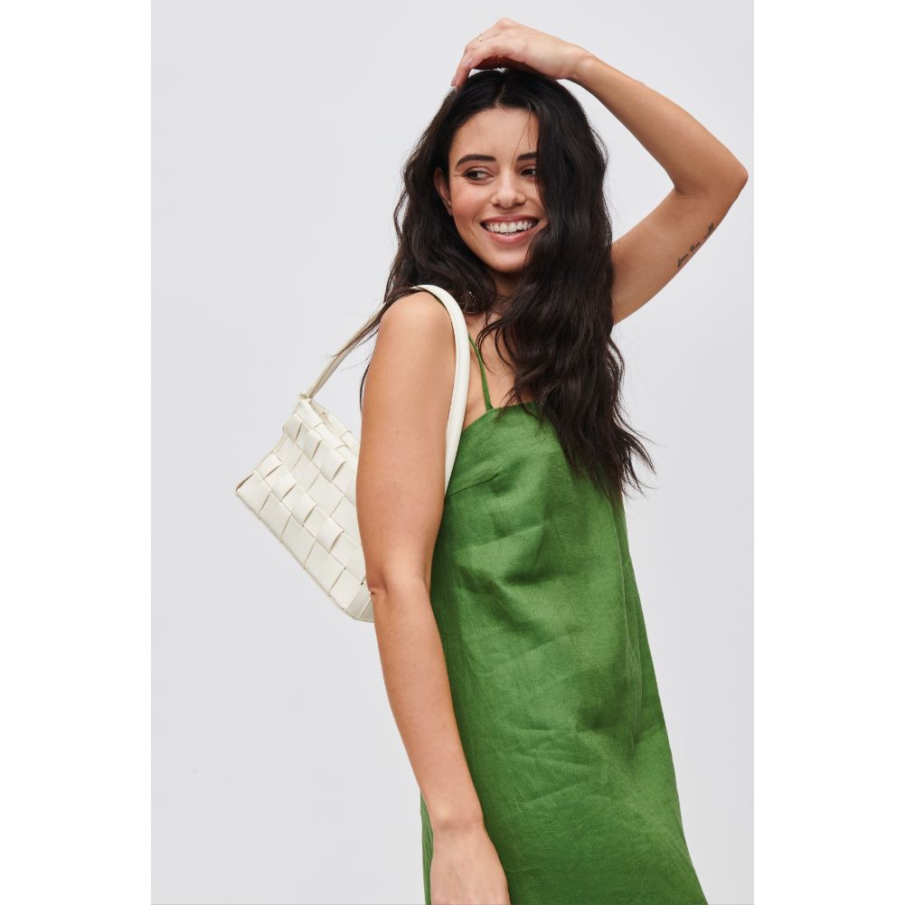 Vayne Woven Clutch for Women - Stylish Handbag for Evening Parties, Weddings & Date Nights | Elegant Crossbody Purse with Adjustable Strap