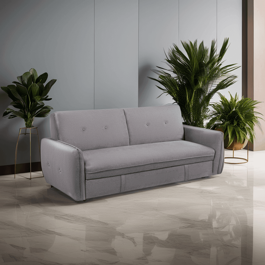 Leah Storage Sofa Bed - Convertible Sleeper Sofa with Hidden Storage | Perfect for Small Apartments, Guest Rooms & Home Offices