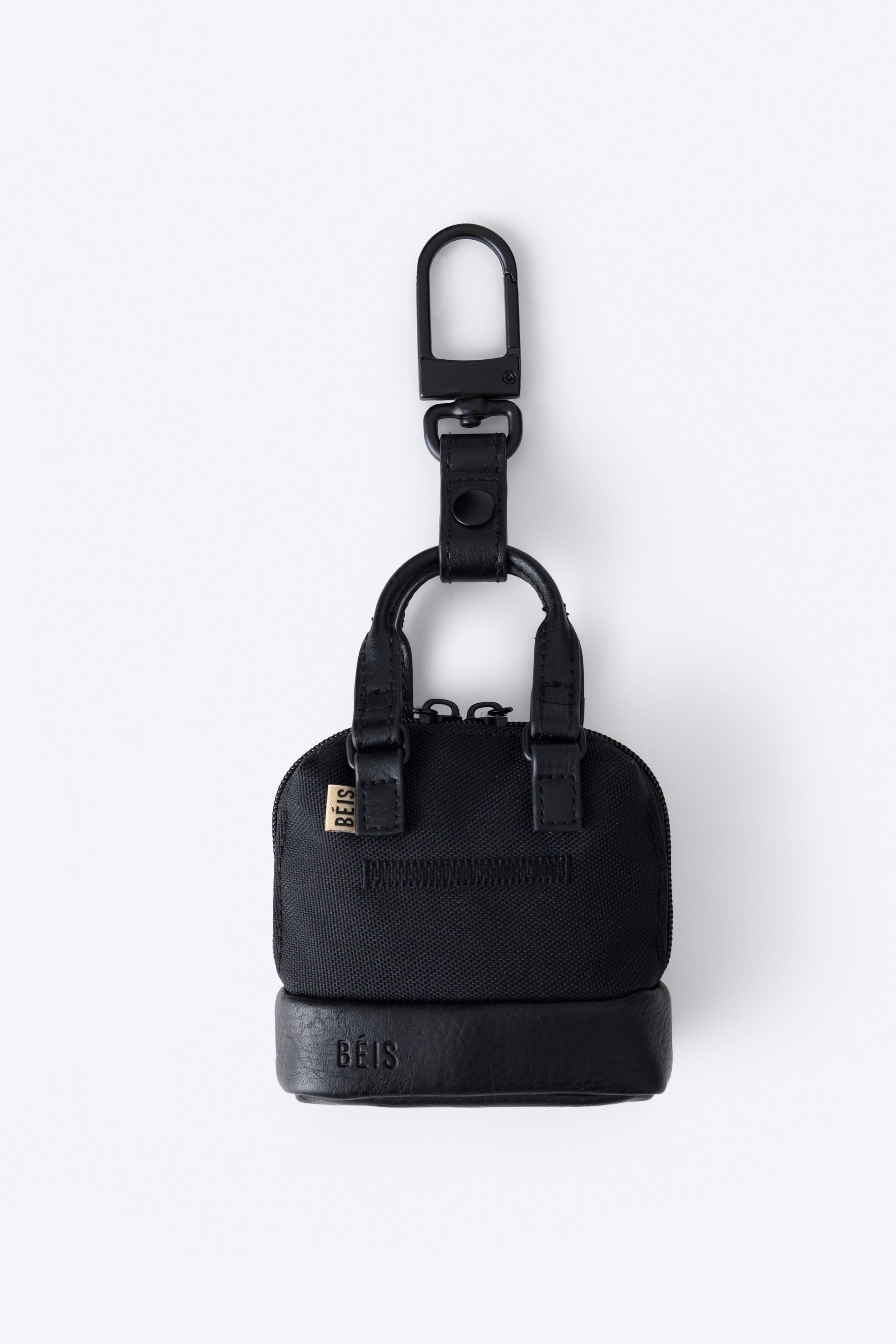 Black Micro Weekender Charm - Stylish & Compact Travel Accessory for Weekend Getaways & Everyday Use