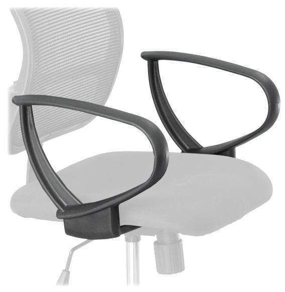 Vue™ Extended Height Mesh Office Chair with Loop Arms - Ergonomic Adjustable Desk Chair for Home & Office [3396BL] - Perfect for Long Hours of Work, Gaming, and Study