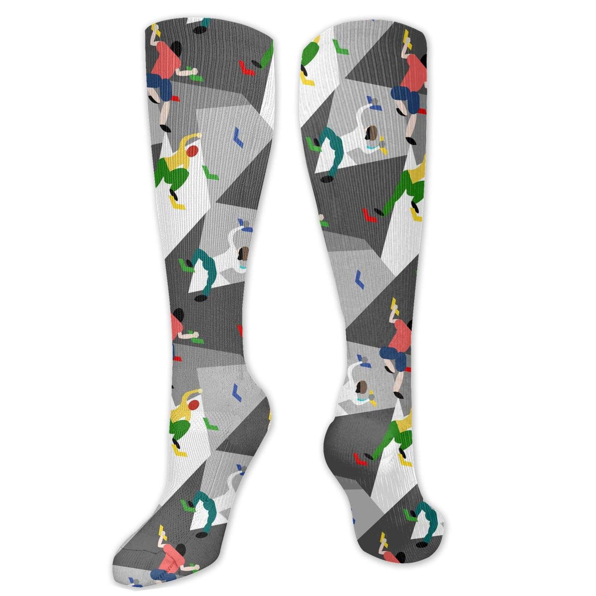 Best Indoor Rock Climbing Compression Socks for Women & Men - Knee High Support Socks for Hiking, Running & Workout - Breathable Calf Socks for Gym, Sports & Outdoor Activities