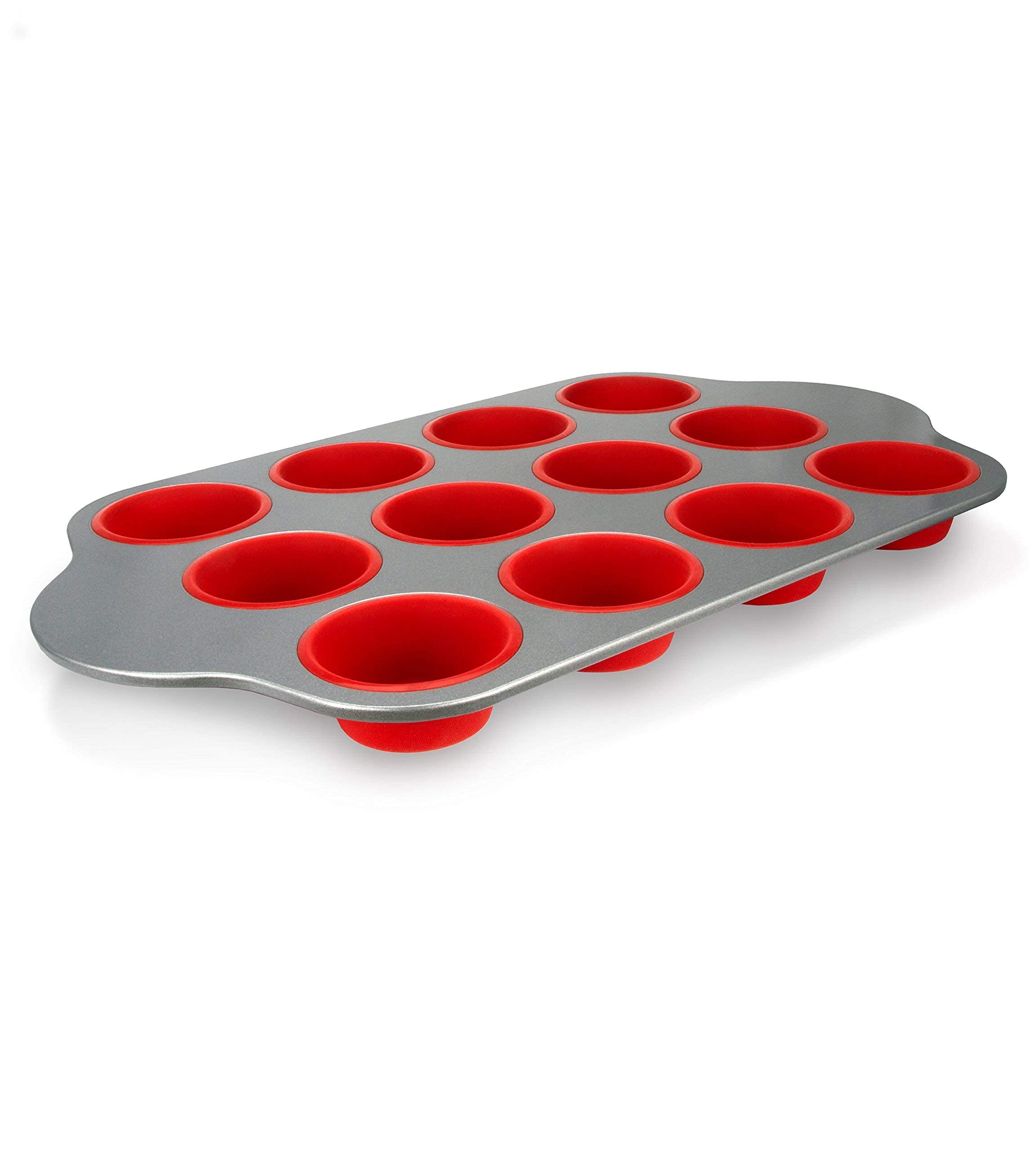 Boxiki Kitchen 13-Piece Non-Stick Silicone Baking Set - Cake Pan, Brownie Pan, Loaf Pan, Muffin Mold with Spatulas, Brush & Measuring Spoons | Oven, Freezer & Dishwasher Safe | Perfect for Baking Cakes, Cookies, Bread & More at Home