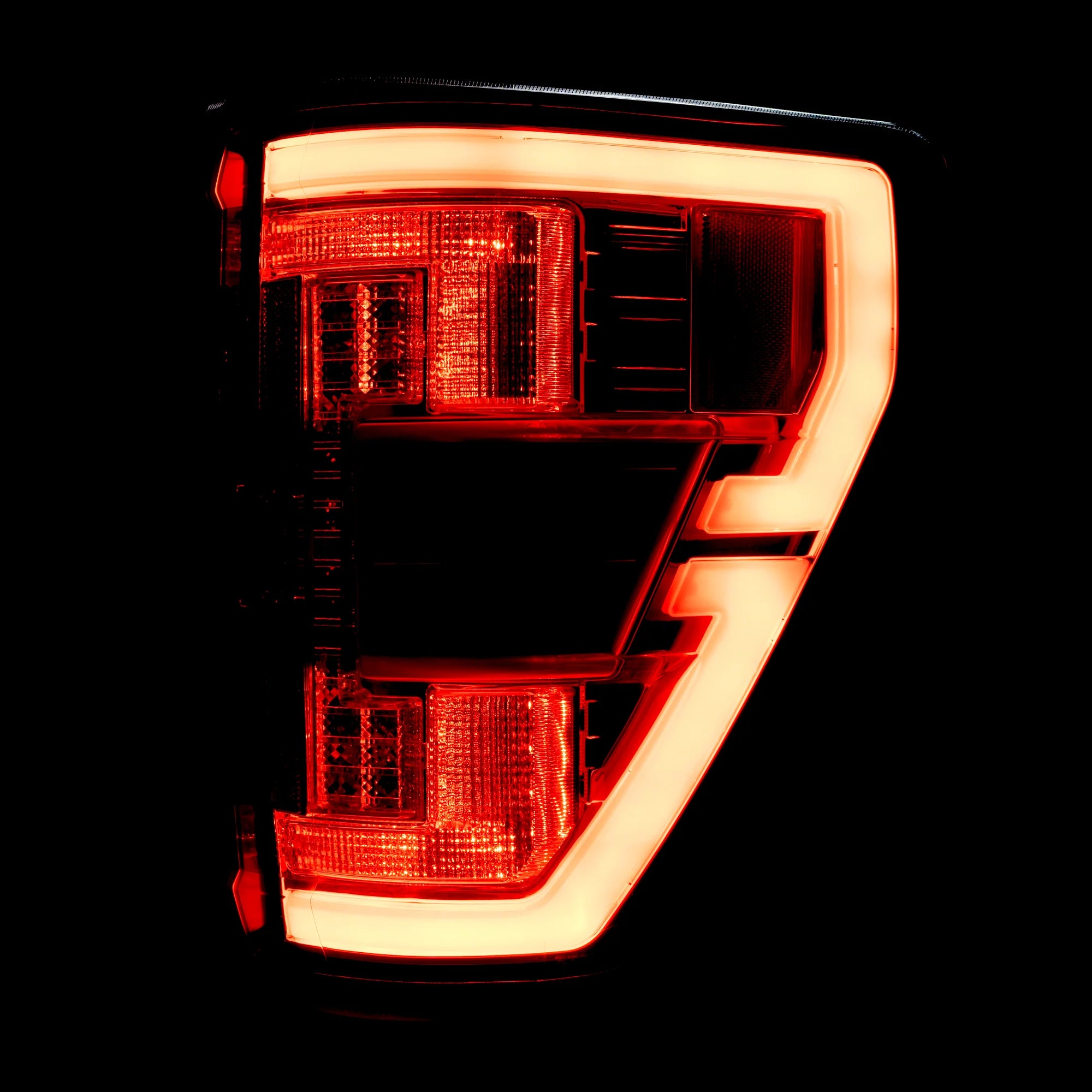 Ford F150 & Raptor 2021-2023 OLED Tail Lights with BLIS | Clear Lens Halogen Replacement | Startup Animation | Perfect for Off-Roading & Night Driving