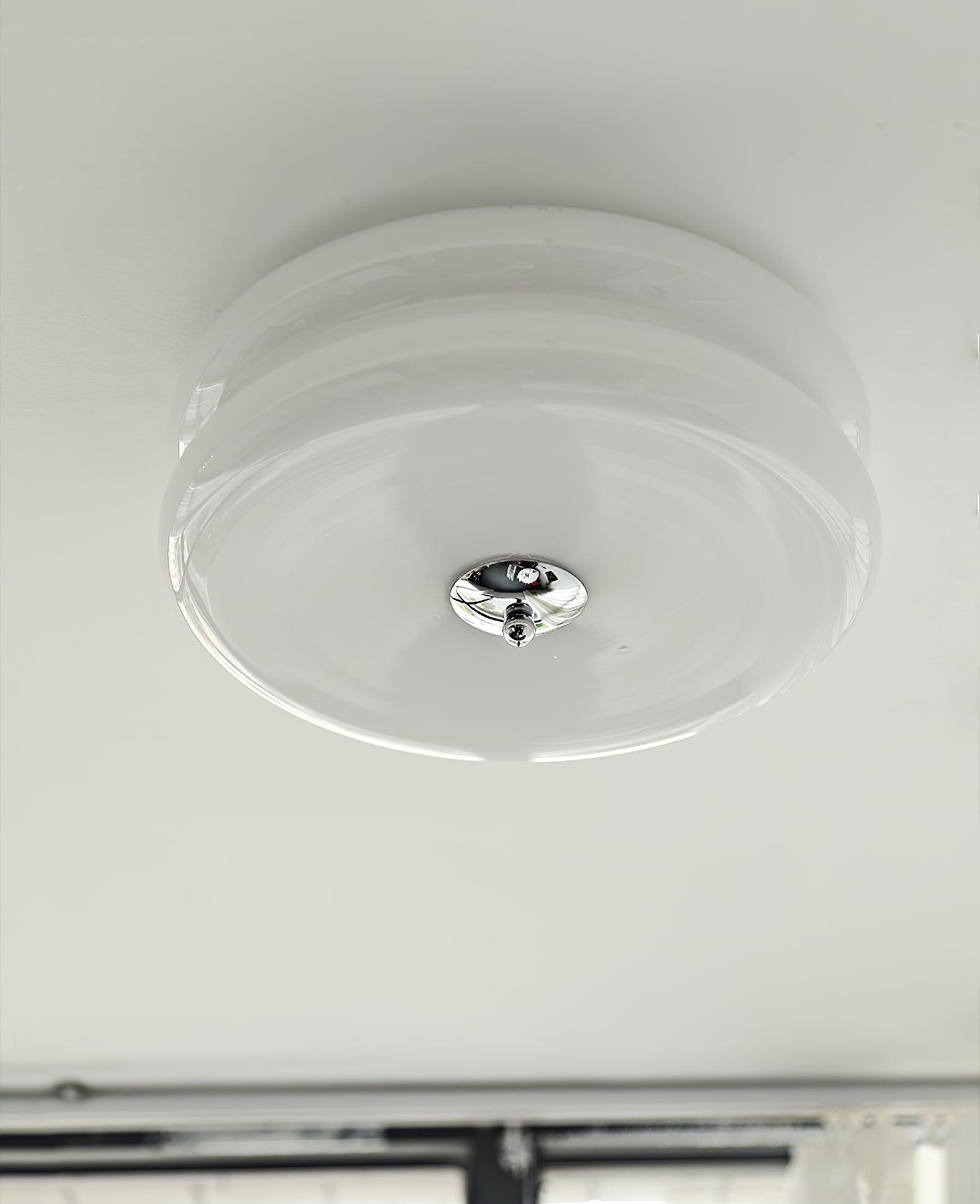 Art Deco Vintage Ceiling Light Fixture - Antique Bronze Finish, Crystal Accents - Perfect for Dining Room, Bedroom, or Foyer Lighting