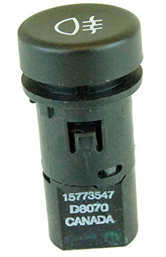 GM Solstice Sky & Opel GT 2-Way Black Metal Push Button Fog Light Switch - Perfect for Night Driving & Enhanced Vehicle Safety