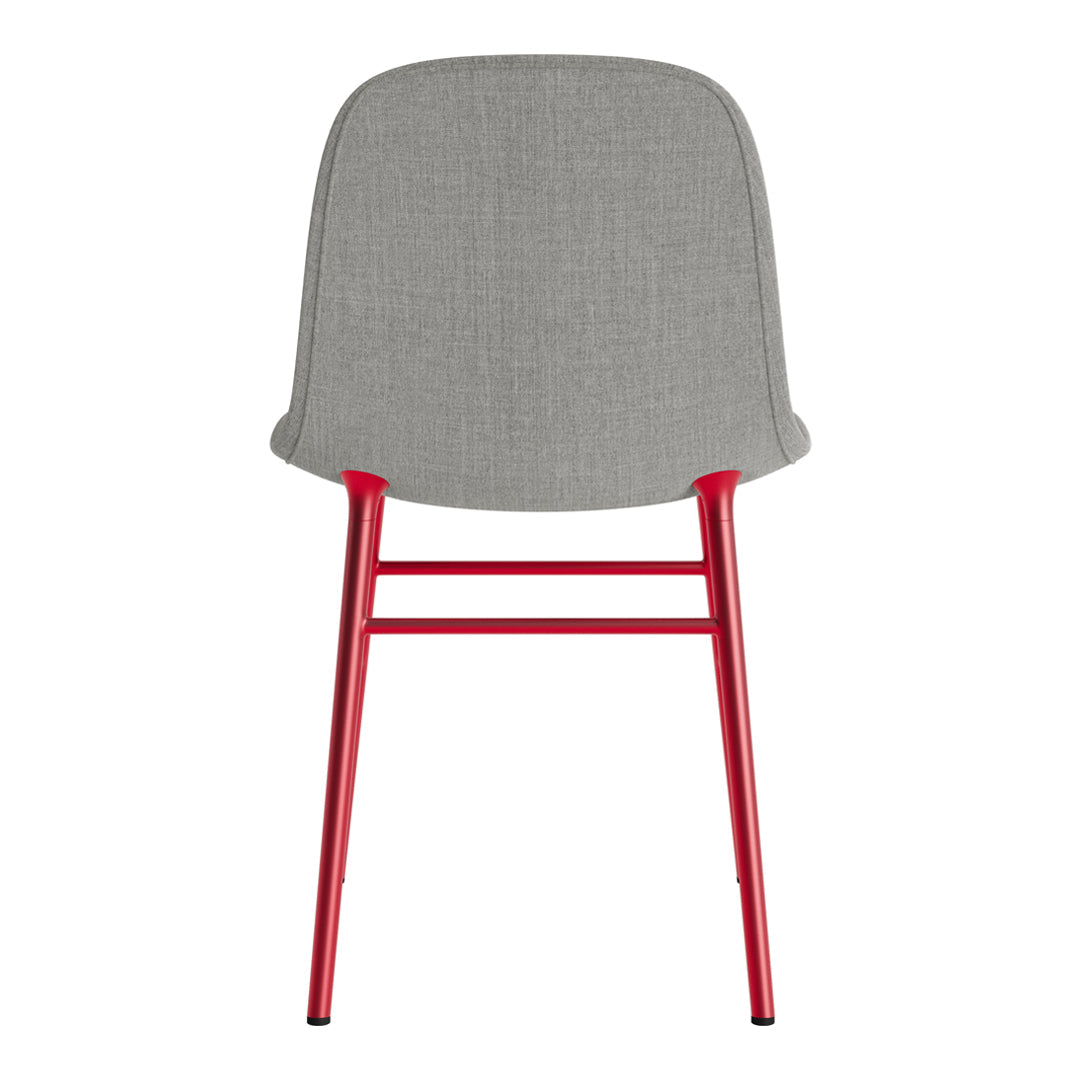 Modern Form Chair with Sturdy Metal Legs & Soft Upholstery - Perfect for Home Office, Living Room & Dining Room Decor