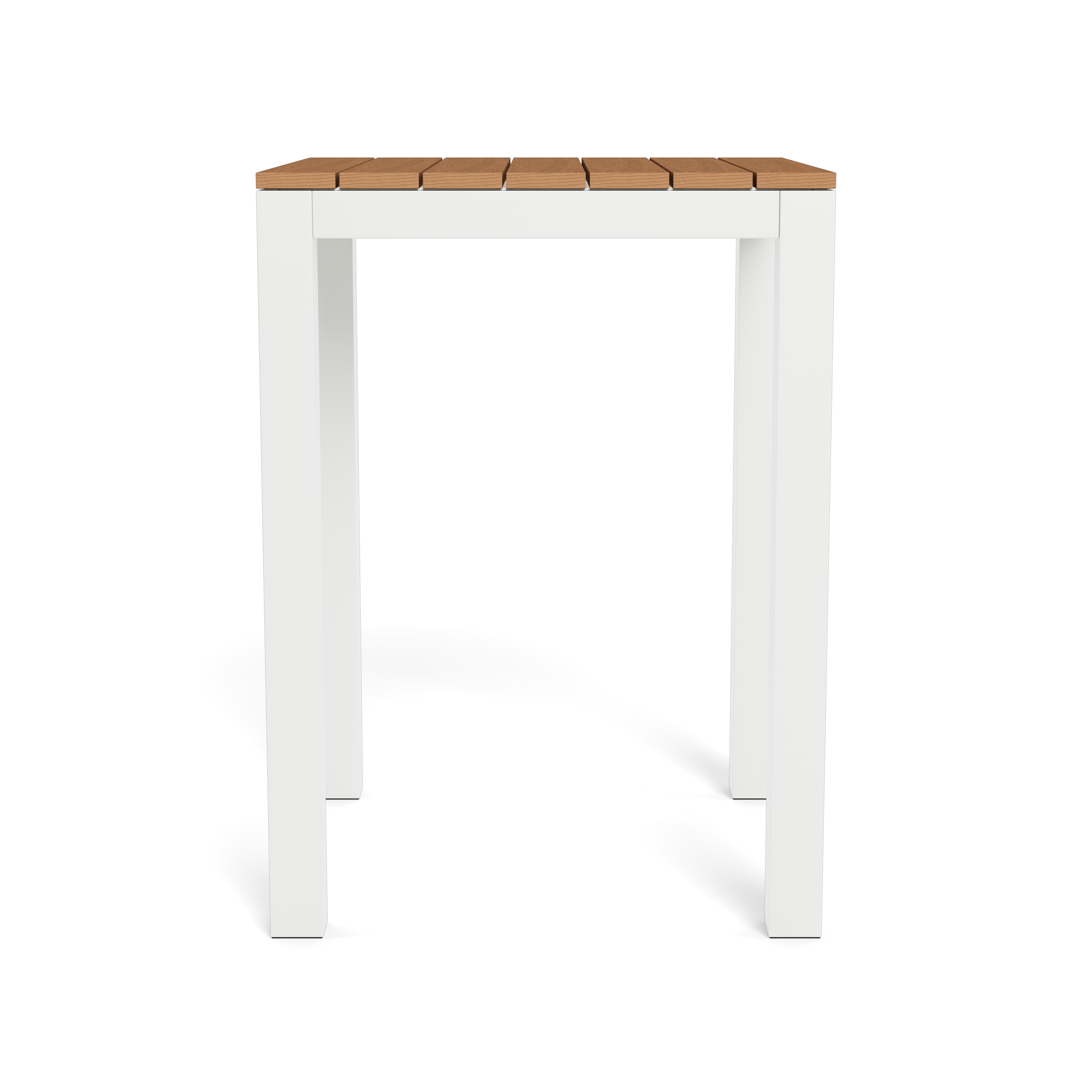 Pacific Teak Square Bar Table - Durable Outdoor & Indoor Dining Table for Patio, Deck, or Kitchen - Perfect for Entertaining & Relaxing