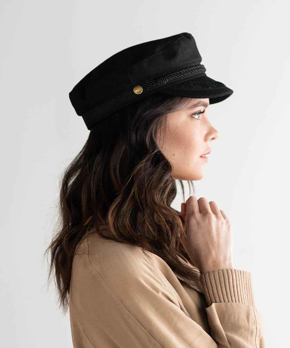 Lieutenant Cap - Military Style Officer Hat for Men & Women - Perfect for Cosplay, Halloween, and Costume Parties