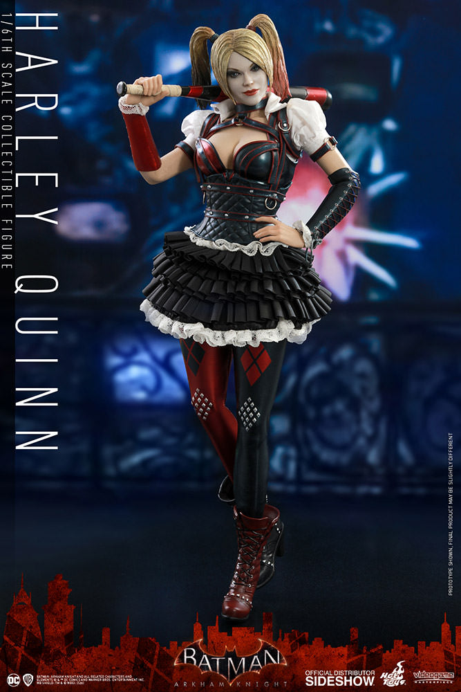 Hot Toys DC Comics Batman Arkham Knight Harley Quinn 1/6 Scale Collectible Action Figure - Perfect for Display, Cosplay, and DC Fans Collection