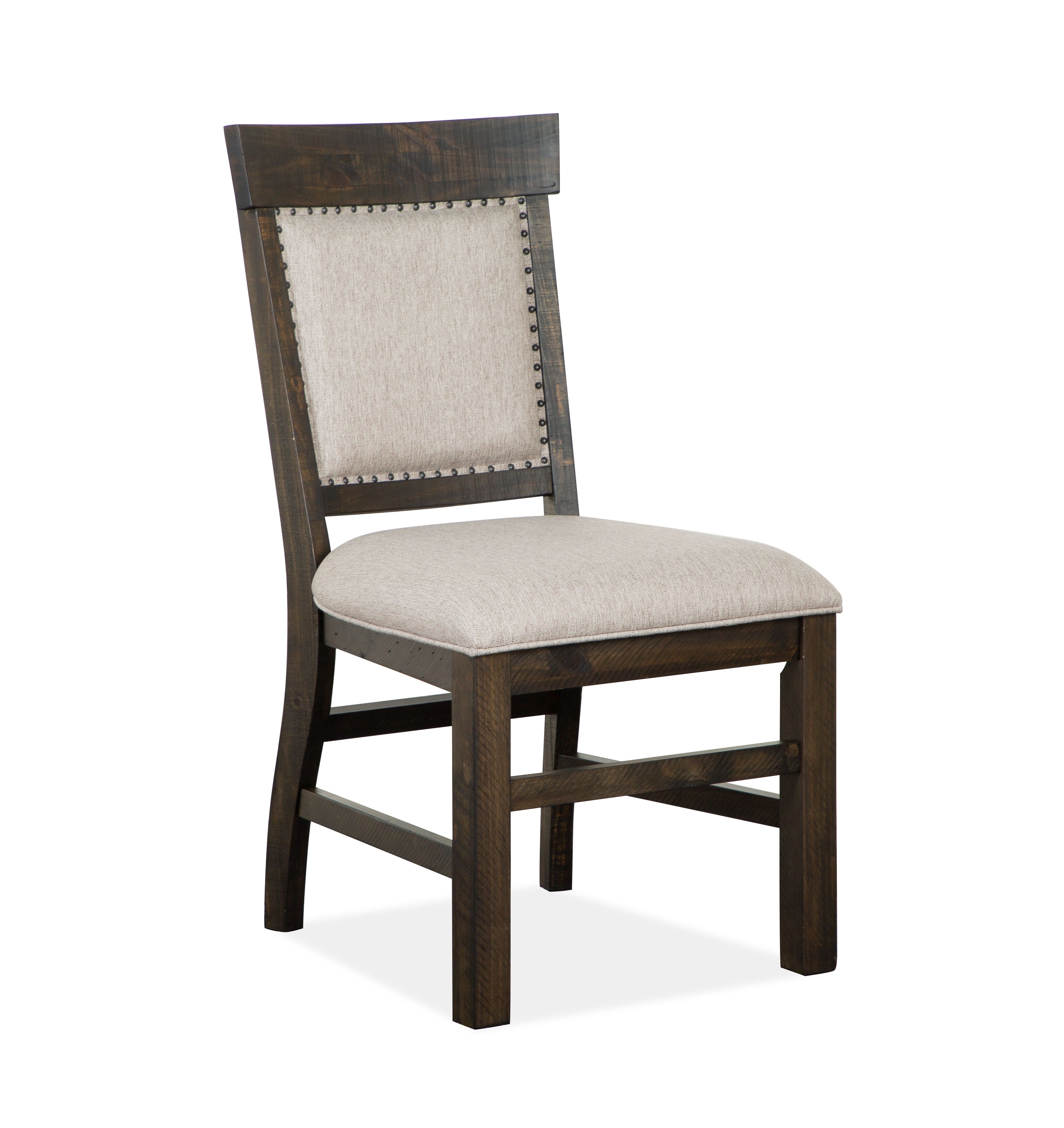 Bellamy Upholstered Dining Side Chairs with Padded Seat & Back - Set of 2, Dark Brown - Perfect for Kitchen, Dining Room or Breakfast Nook