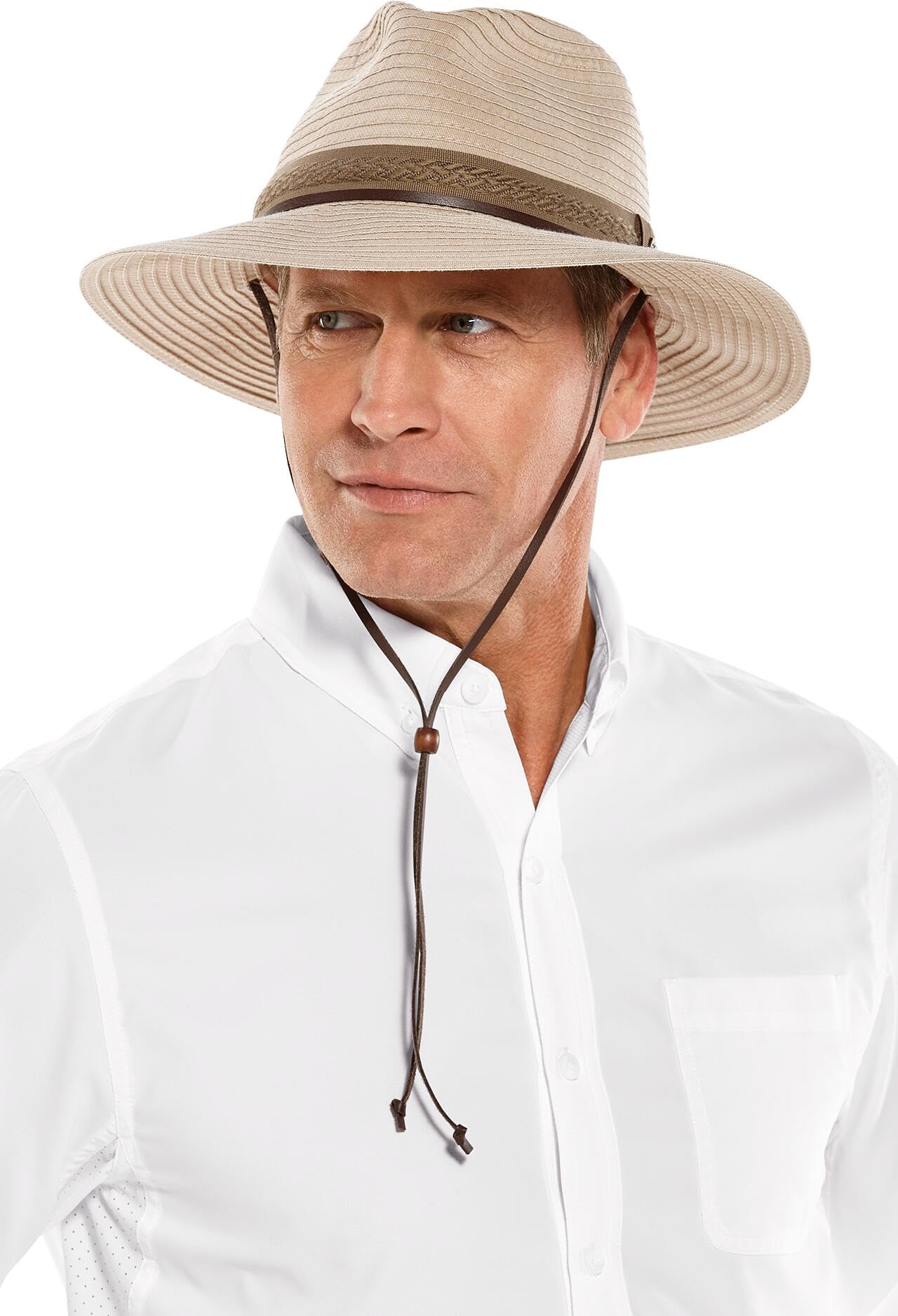Coolibar UPF 50+ Men's Galileo Packable Travel Hat - Sun Protective Outdoor Hat for Hiking, Beach & Travel - Lightweight & Breathable Sun Protection