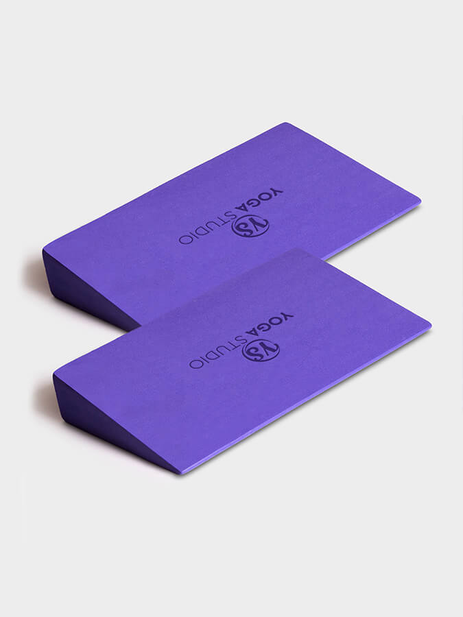 Premium EVA Foam Yoga Wedges - Non-Slip Yoga Props for Alignment & Support - Perfect for Home Workouts, Pilates & Yoga Studio Practice