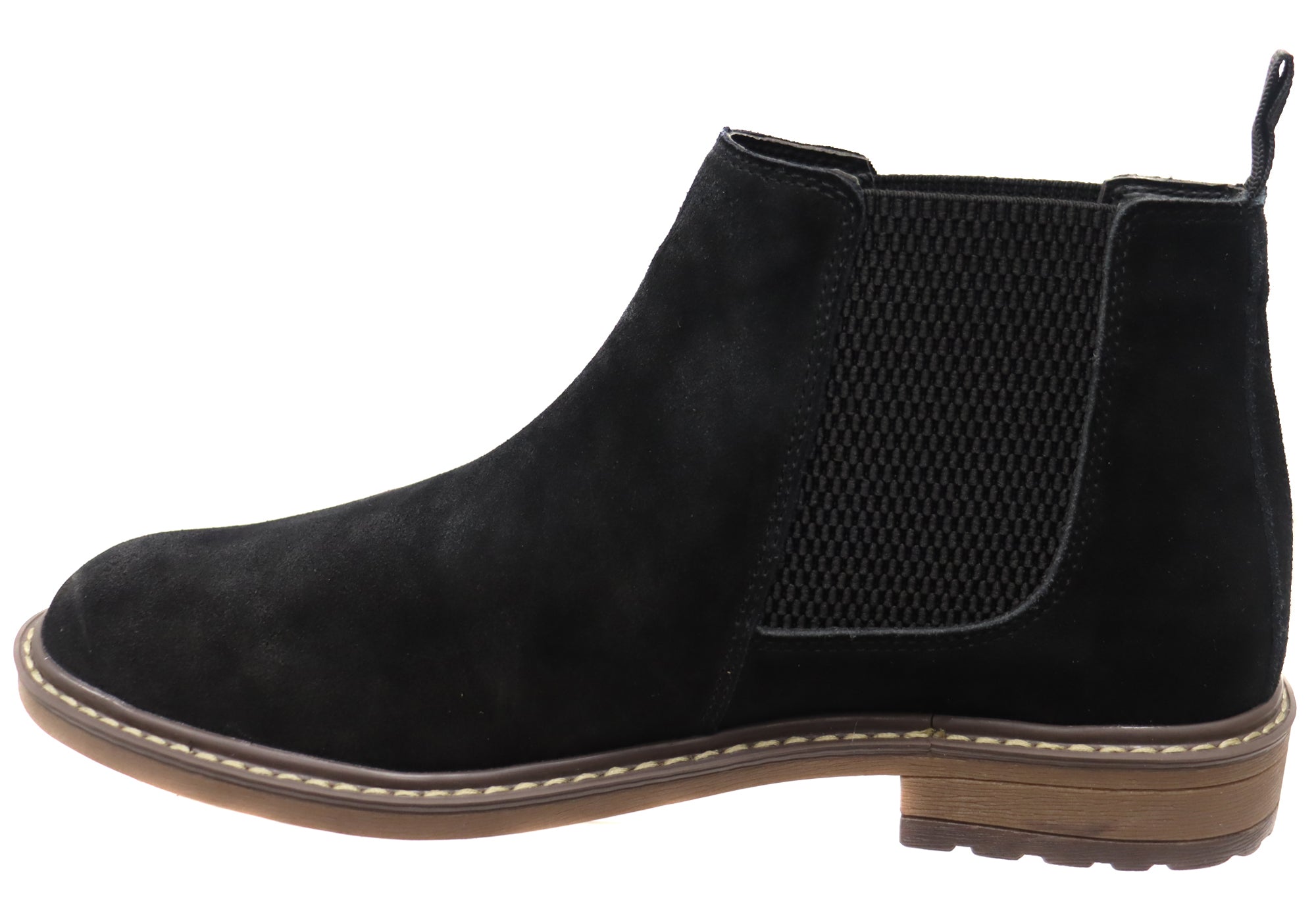 Premium Men's Leather Suede Chelsea Boots - Johnson Natural Comfort Collection | Waterproof & Slip-Resistant for Work, Casual & Outdoor Activities