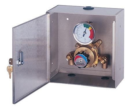 Guardian G3602 Water Tempering Valve - 6 GPM Capacity, Stainless Steel Surface Mount Cabinet (Updated Model: G6022 1R1) - Ideal for Commercial & Residential Plumbing Systems, Water Heaters, and Temperature Control Applications