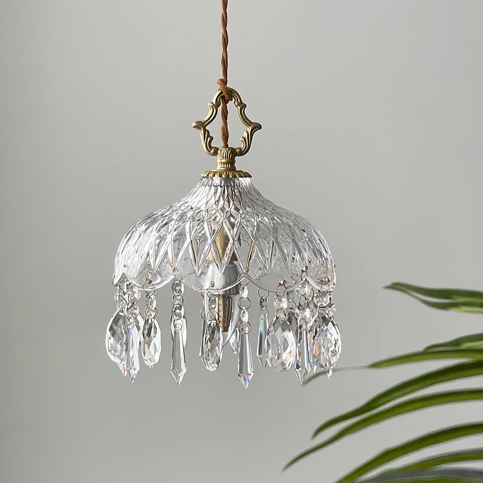 Modern Bowl Shade Pendant Lamp - Stylish Hanging Light Fixture for Kitchen Island, Dining Room & Bedroom Decor - Adjustable LED Ceiling Light with Wooden Accents