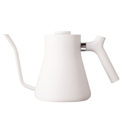 Fellow Stagg Pour Over Kettle - Matte White | Electric Gooseneck Tea Kettle for Precision Coffee & Tea Brewing | Perfect for Home Baristas & Coffee Enthusiasts