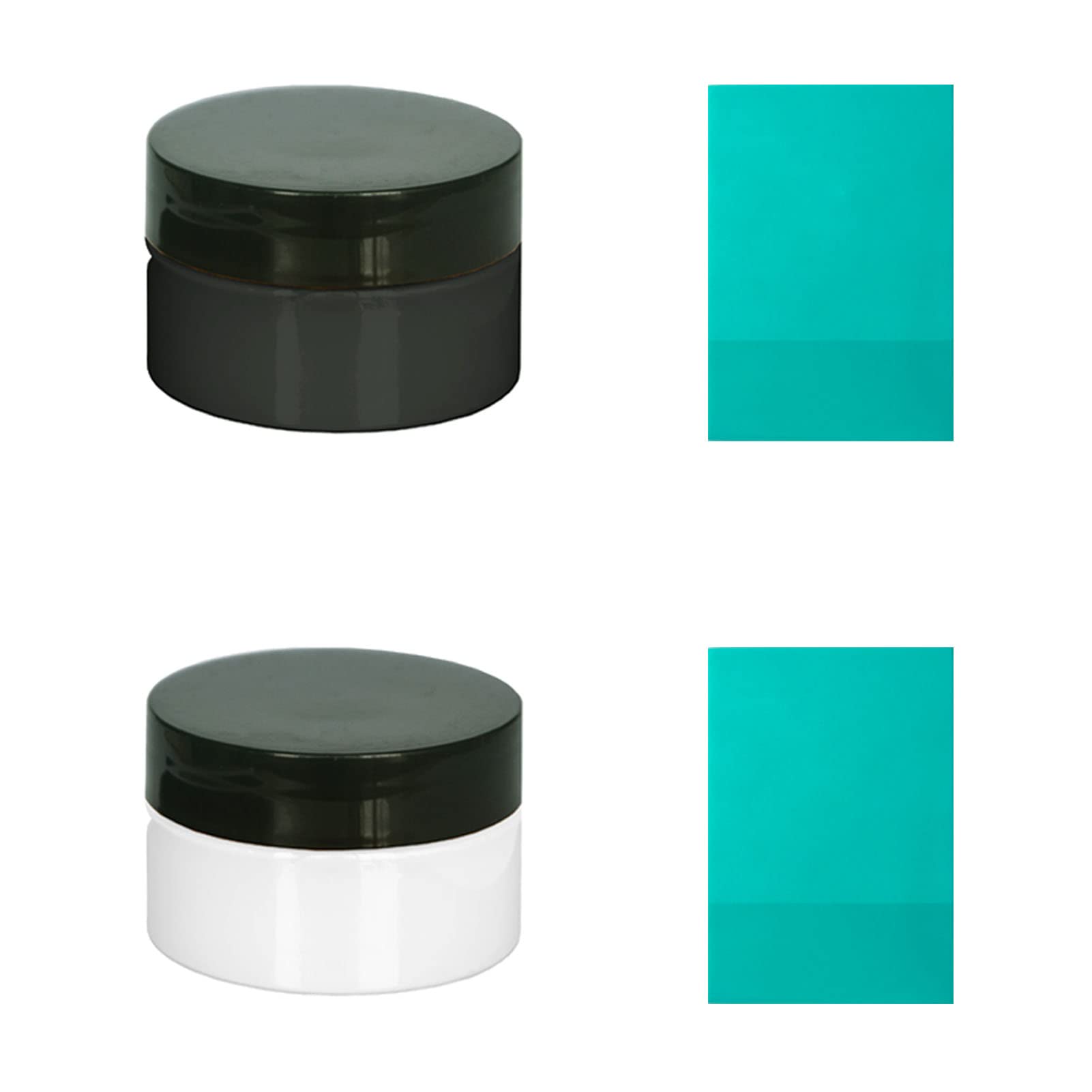 Reusable Self-Adhesive Chalk Stencil Paste & Screen Printing Ink Kit - 2 Cans Chalk Ink + 2 Squeegees for DIY Crafts, T-Shirt Printing & Home Decor Projects