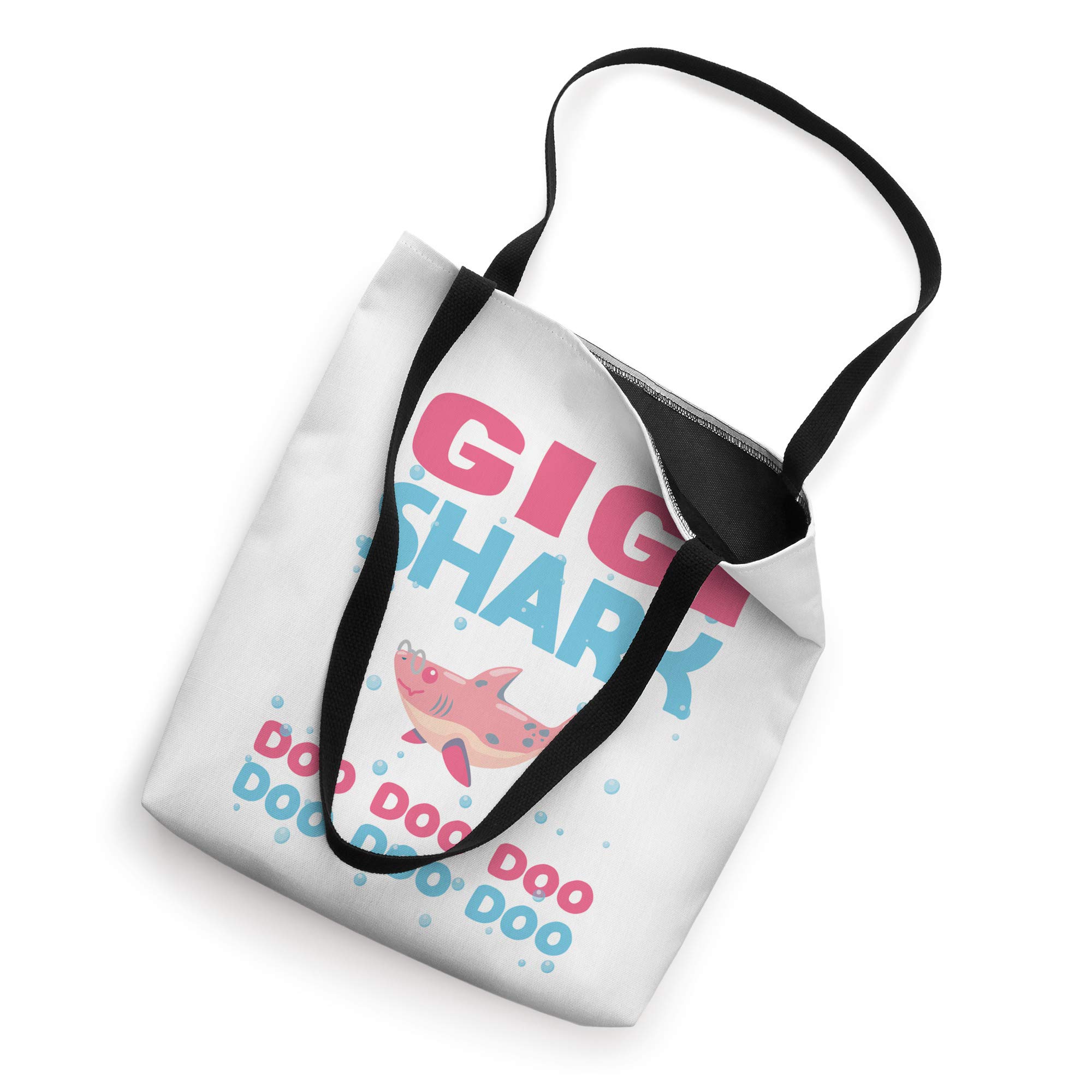 Gigi Shark Tote Bags - Funny Mother's Day Gift for Women, Grandma, Mom - Large Canvas Beach Tote Bag - Perfect for Shopping, Beach Trips & Daily Use