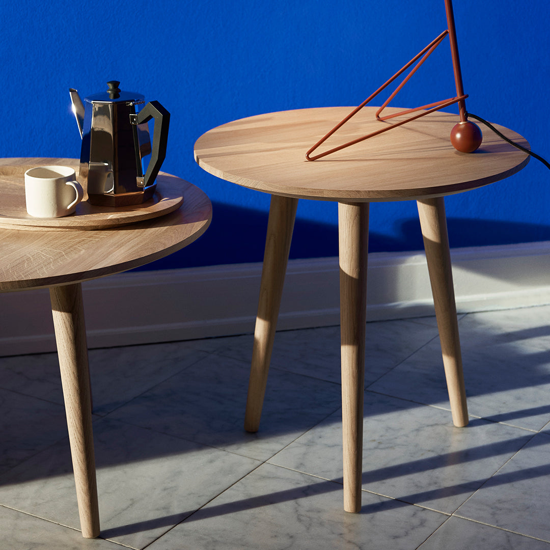 Modern SK13 Side Table - Small Accent Table for Living Room, Bedroom, or Office - Perfect for Holding Lamps, Books, and Drinks