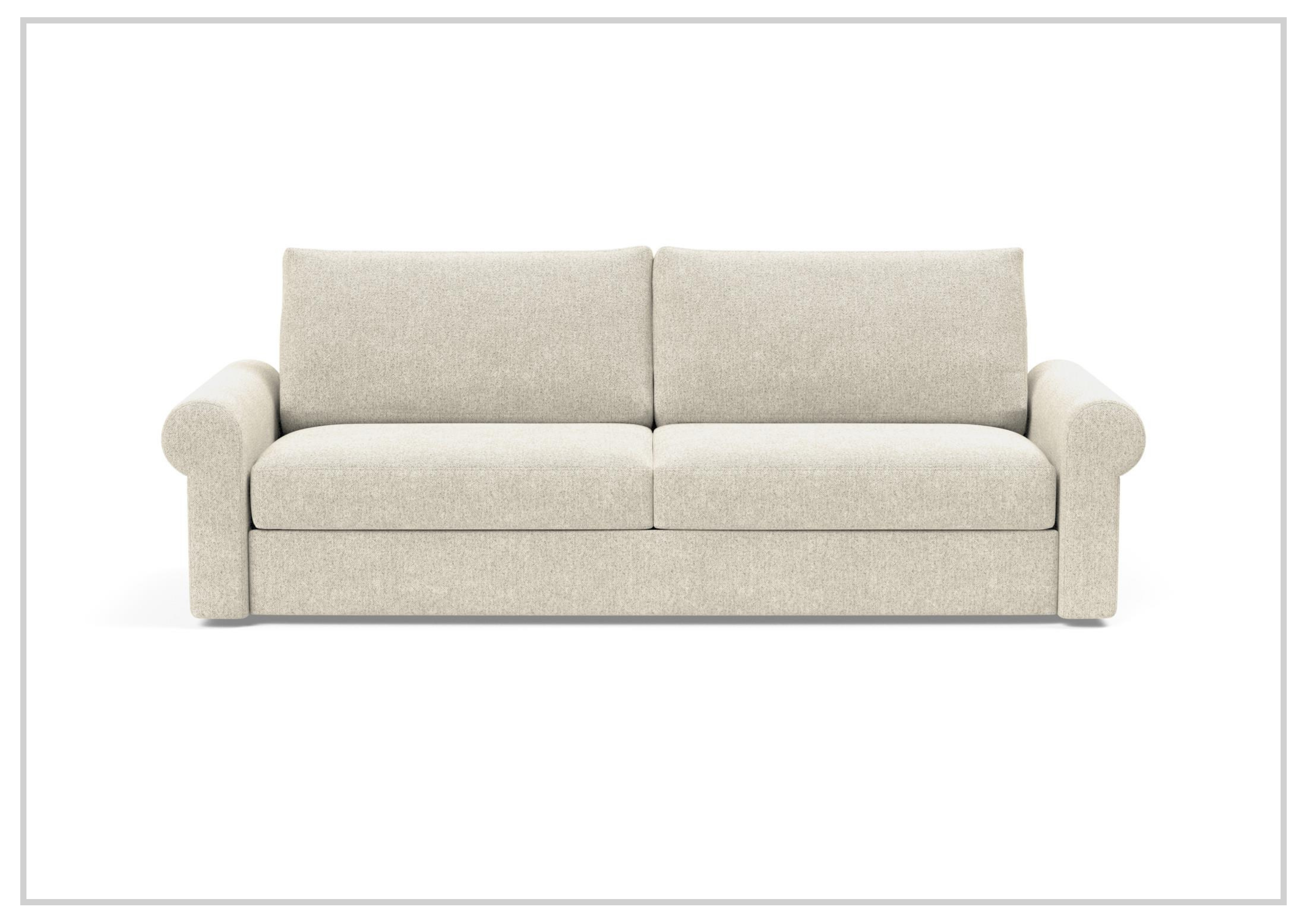 Innovation Living Vilander Full-Size Fabric Sofa Bed - Convertible Sleeper Sofa for Small Spaces, Guest Room & Apartment Living | Comfortable Modern Futon with Storage