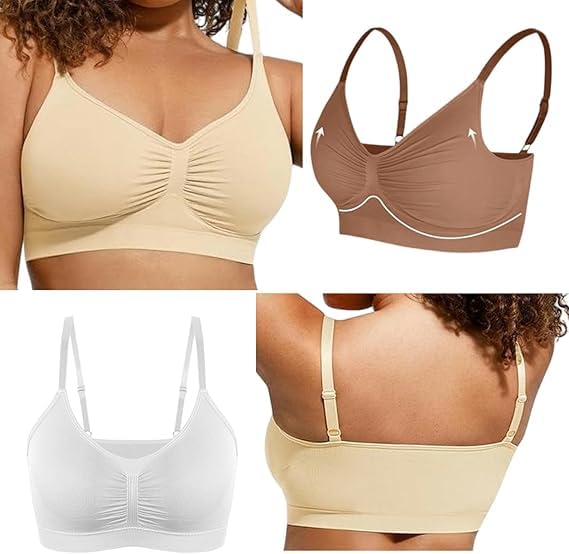 Supportive Plus Size Sports Bras for Women - No Underwire, Full Coverage - Gym & Yoga