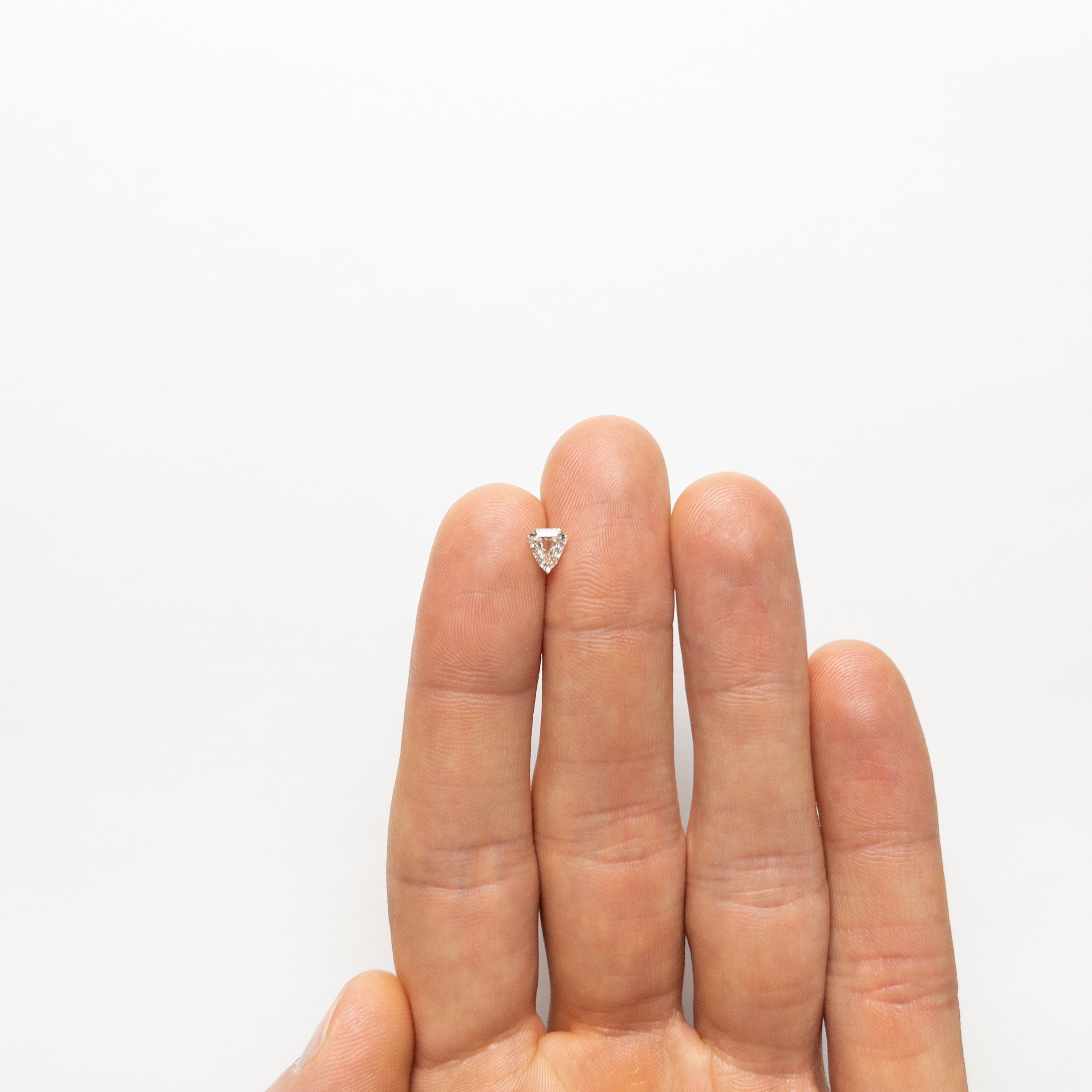 0.52ct Shield Step Cut Diamond (5.80x5.37x2.35mm, I1 J Color) - Perfect for Engagement Rings & Fine Jewelry | USA Stock