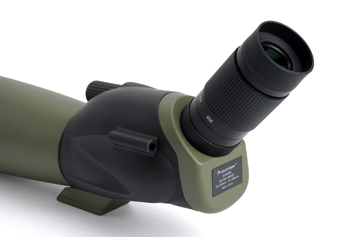 Used Ultima 20-60x80mm Angled Zoom Spotting Scope - Perfect for Bird Watching, Hunting & Outdoor Adventures