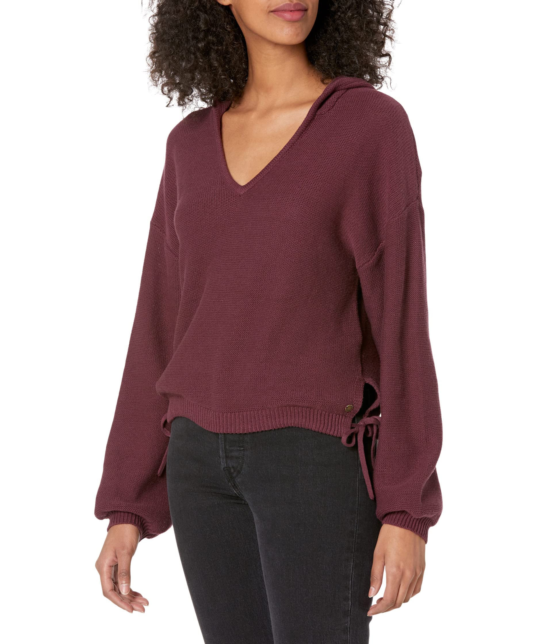Roxy Women's Beach Nostalgia Sweater - Cozy Knit Pullover for Casual Wear, Surfing, and Beach Outings