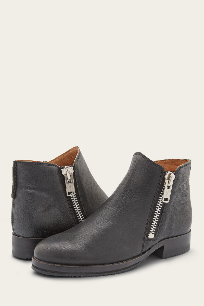 Madison Moto Shootie Boots - Vintage & Pre-Owned Leather Ankle Boots for Women | Perfect for Casual Outfits, Biker Style & Everyday Wear