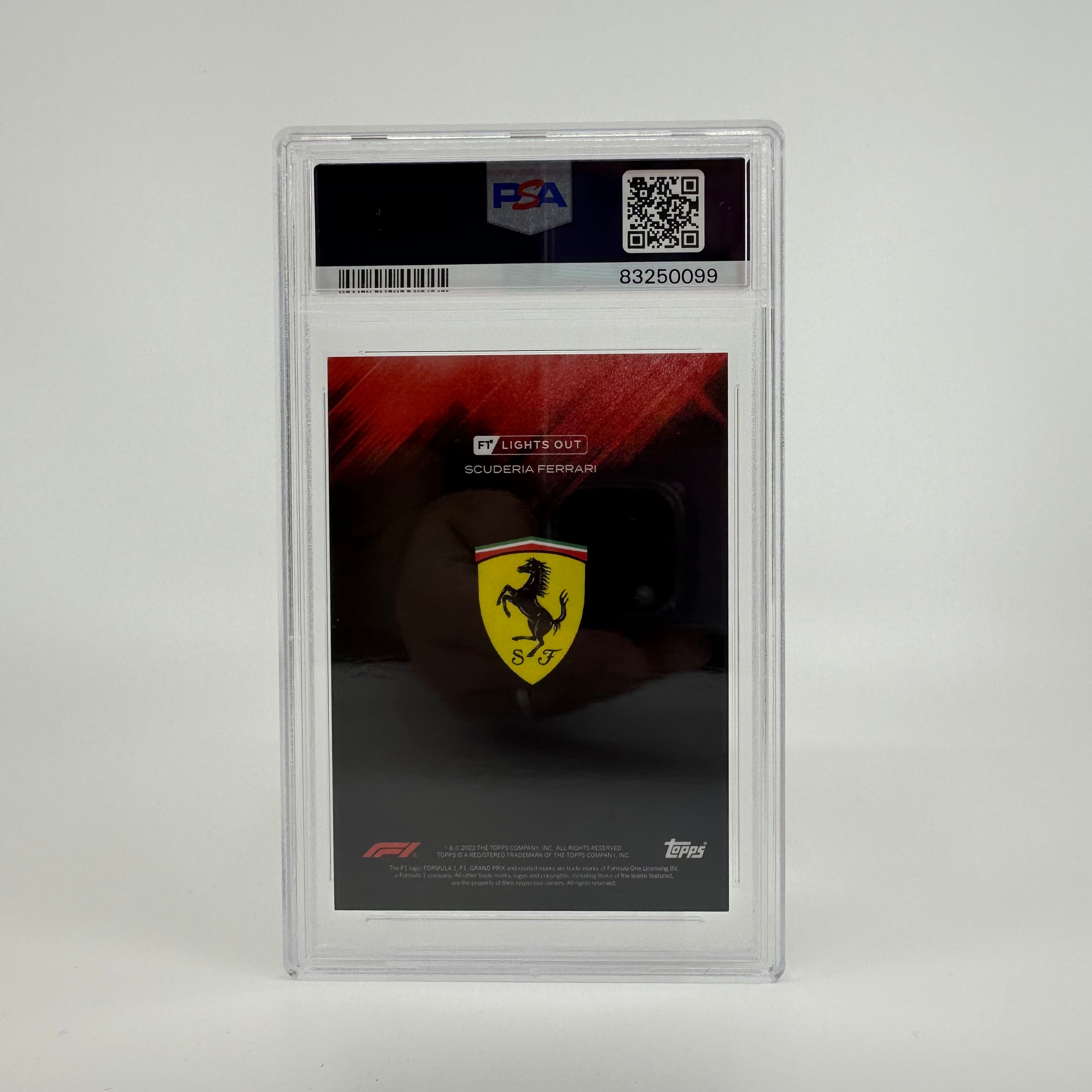PSA 9 Graded 2003 Charles Leclerc Red Rookie Card - Perfect for F1 Collectors & Racing Memorabilia Displays