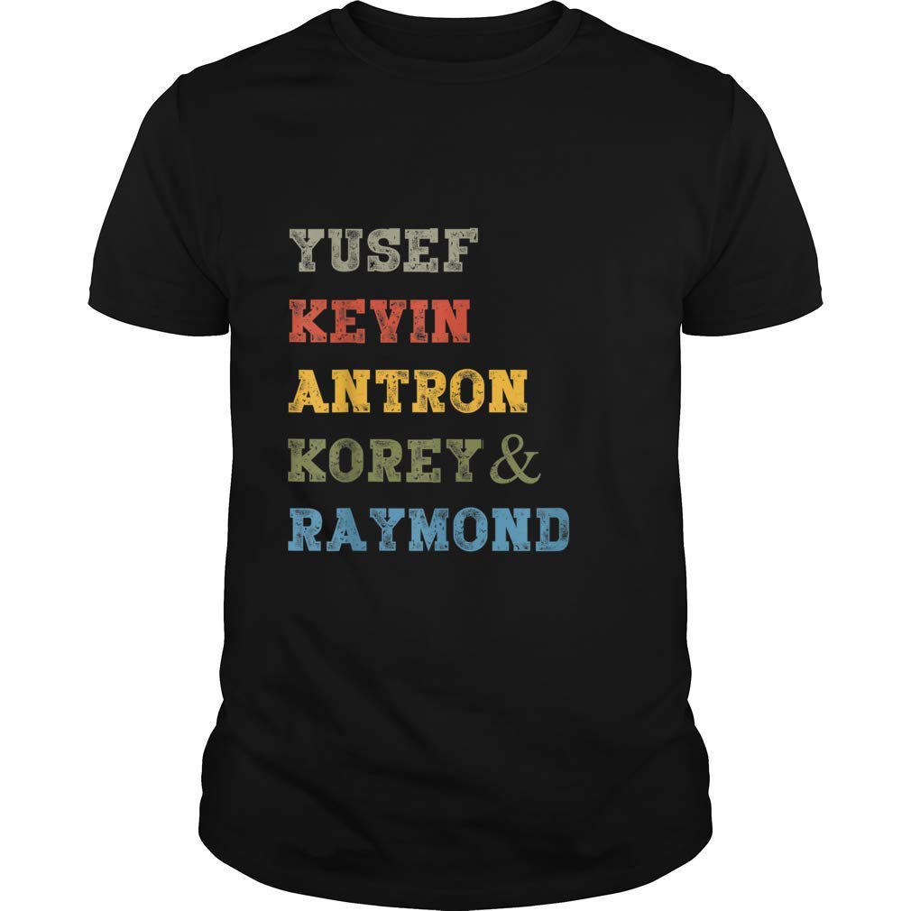 Exonerated 5 T-Shirt - Tee Iron Yusef, Kevin, Antron, Korey, Raymond - Unisex Cotton Crewneck Shirt for Casual Wear & Social Justice Support