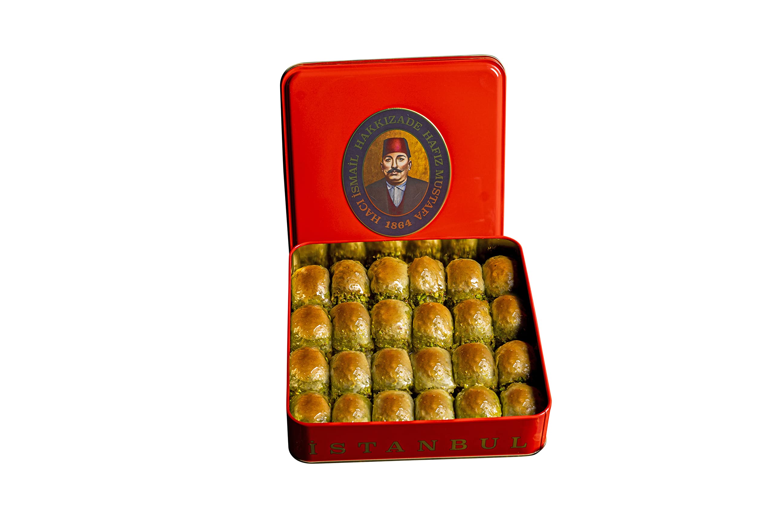 Hafiz Mustafa 1864 Istanbul Baklava Pastry Gift Box - Authentic Turkish Baklava Dessert with Fresh Phyllo Dough, Pistachios, Hazelnuts & Walnuts - Perfect for Birthday, Christmas Gifts & Holiday Parties | Turkish Delight for Family Gatherings, Office Treats & Special Occasions