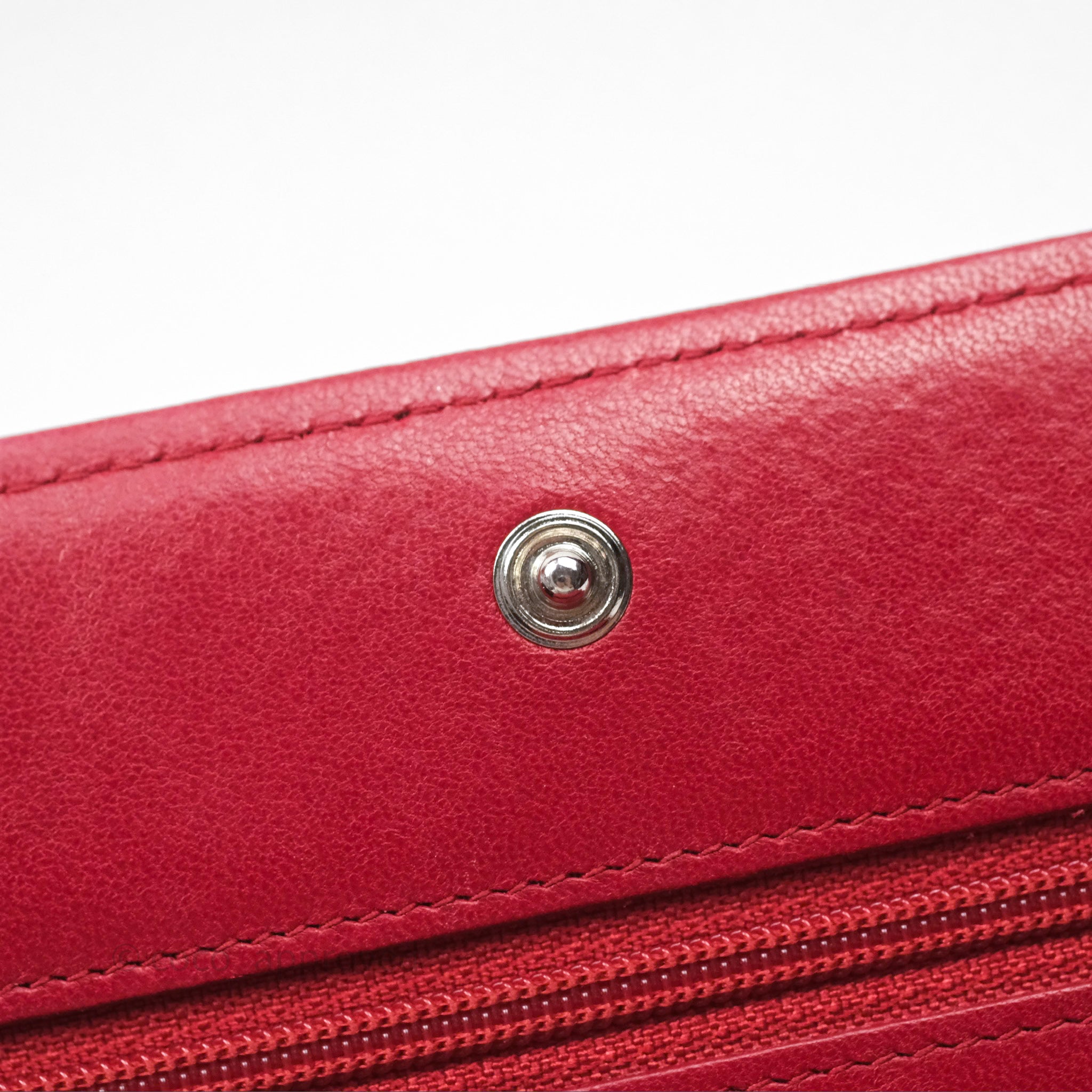 Chanel Boy Wallet on Chain WOC Red Lambskin Ruthenium Hardware - Luxury Crossbody Bag for Women, Perfect for Parties, Date Nights & Evening Events