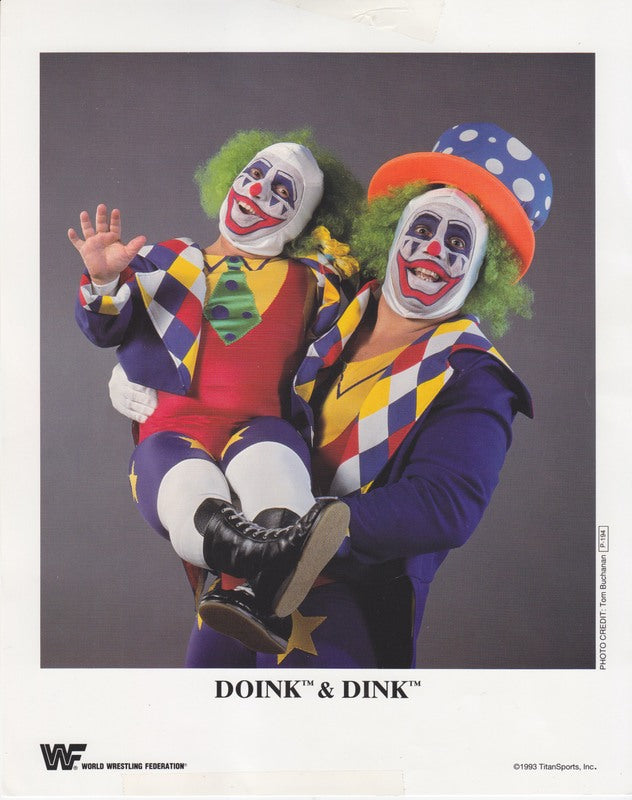 Vintage 1993 Doink the Clown Wrestling Action Figure - P194 Color - Perfect for Collectors & WWE Fans - Display, Gift, or Play