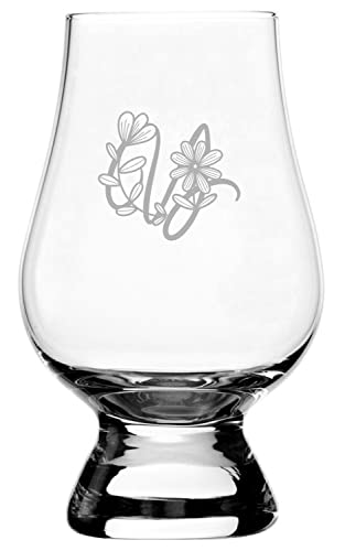 Monogram Etched 6.5oz Whisky Glass - Perfect for Scotch Tasting & Gifts