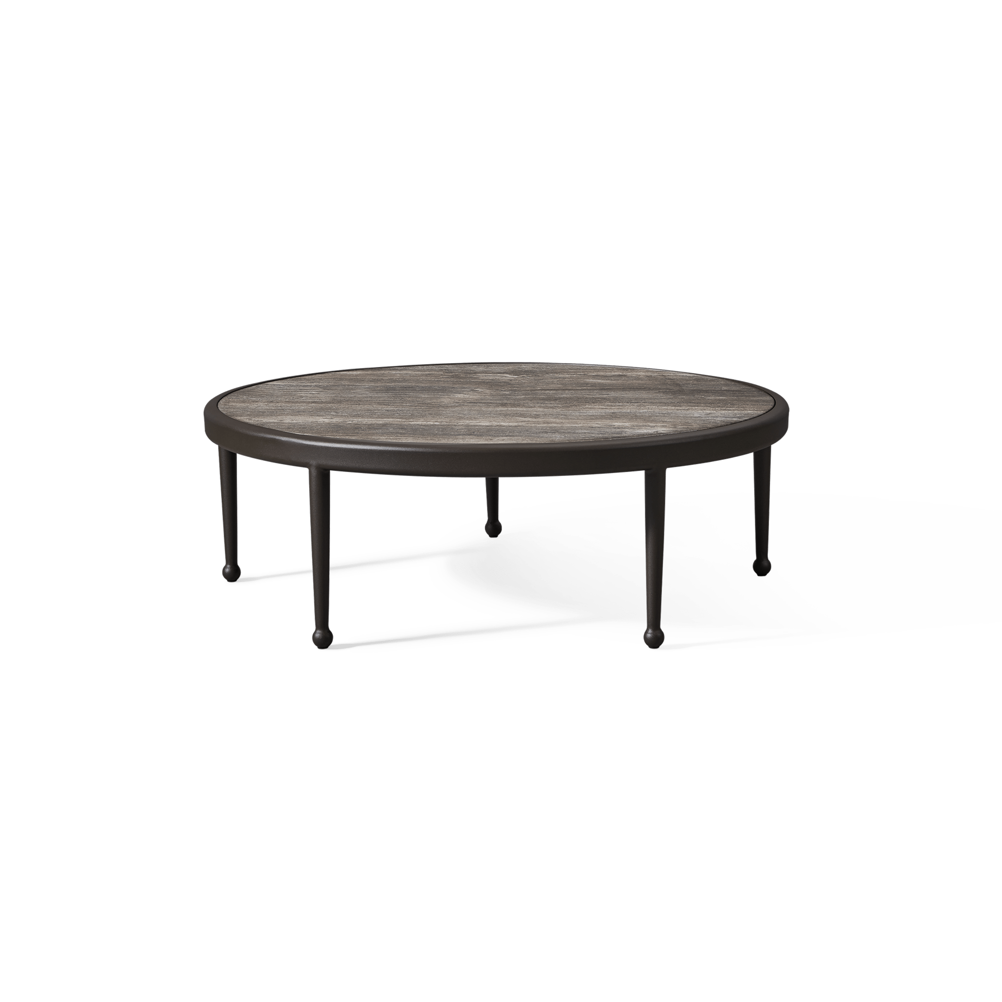 Andre Modern Round Coffee Table - 36 Inch Wooden Living Room Center Table for Small Spaces - Perfect for Sofa, Lounge, and Apartment Decor
