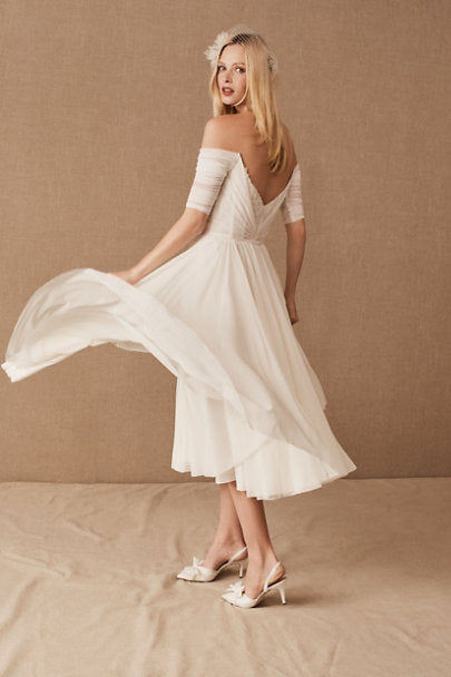 BHLDN Watters Mattea Wedding Gown - Elegant Lace Bridal Dress for Beach, Garden & Formal Ceremonies