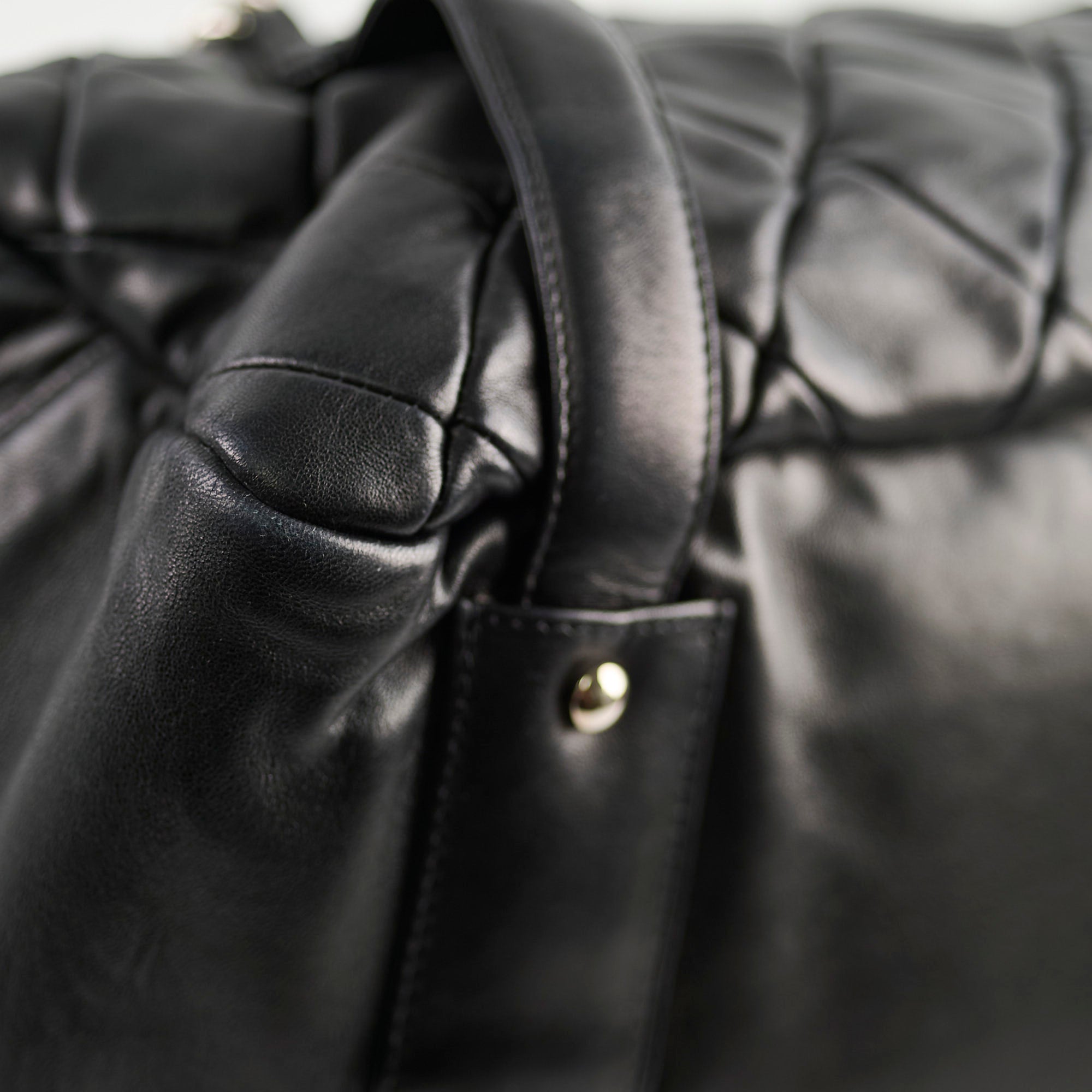 Chanel Bowling Black Lambskin Shoulder Bag Series 12 - Luxury Leather Handbag for Women, Perfect for Parties, Dating & Everyday Use